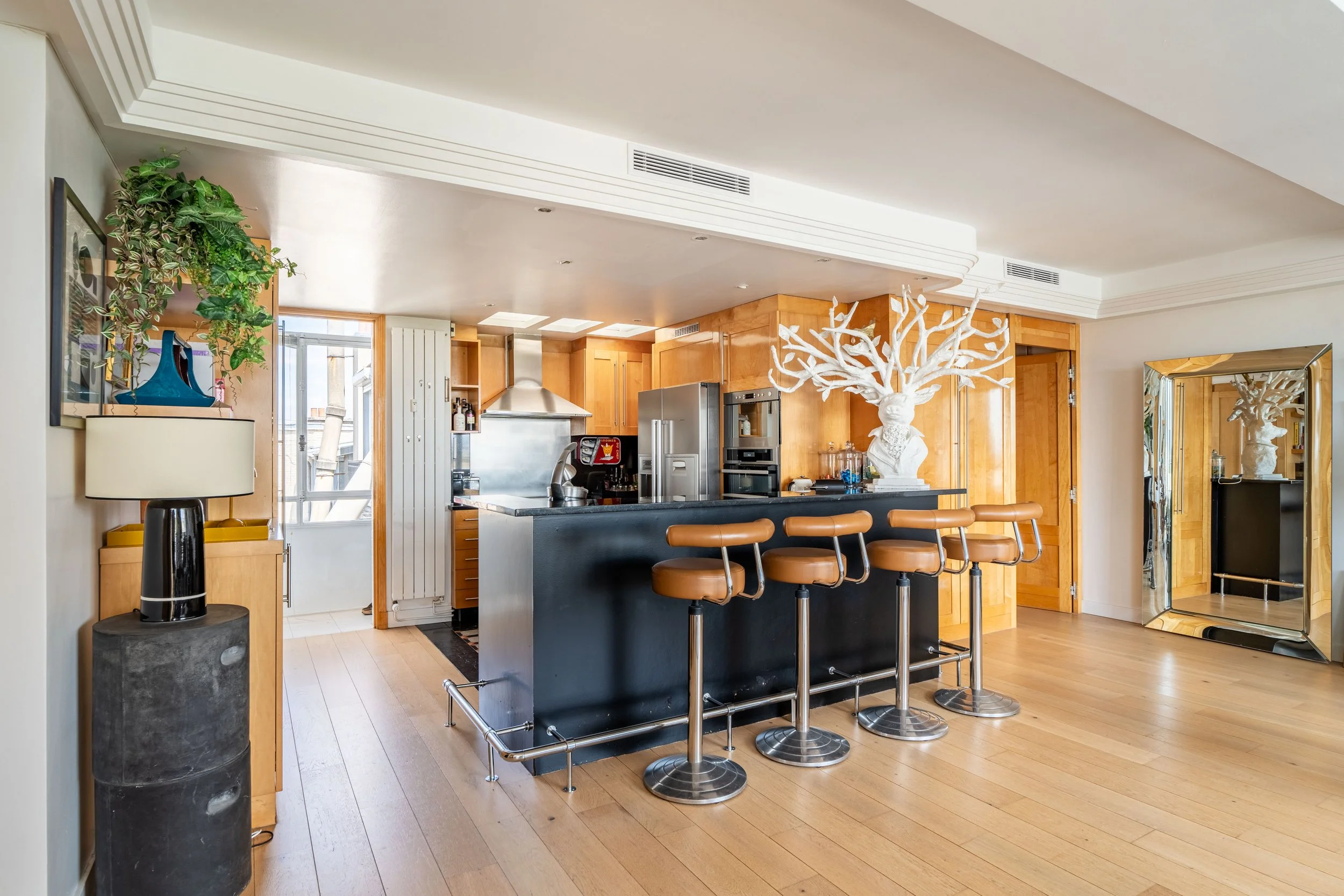 stunning mansion in France kitchen