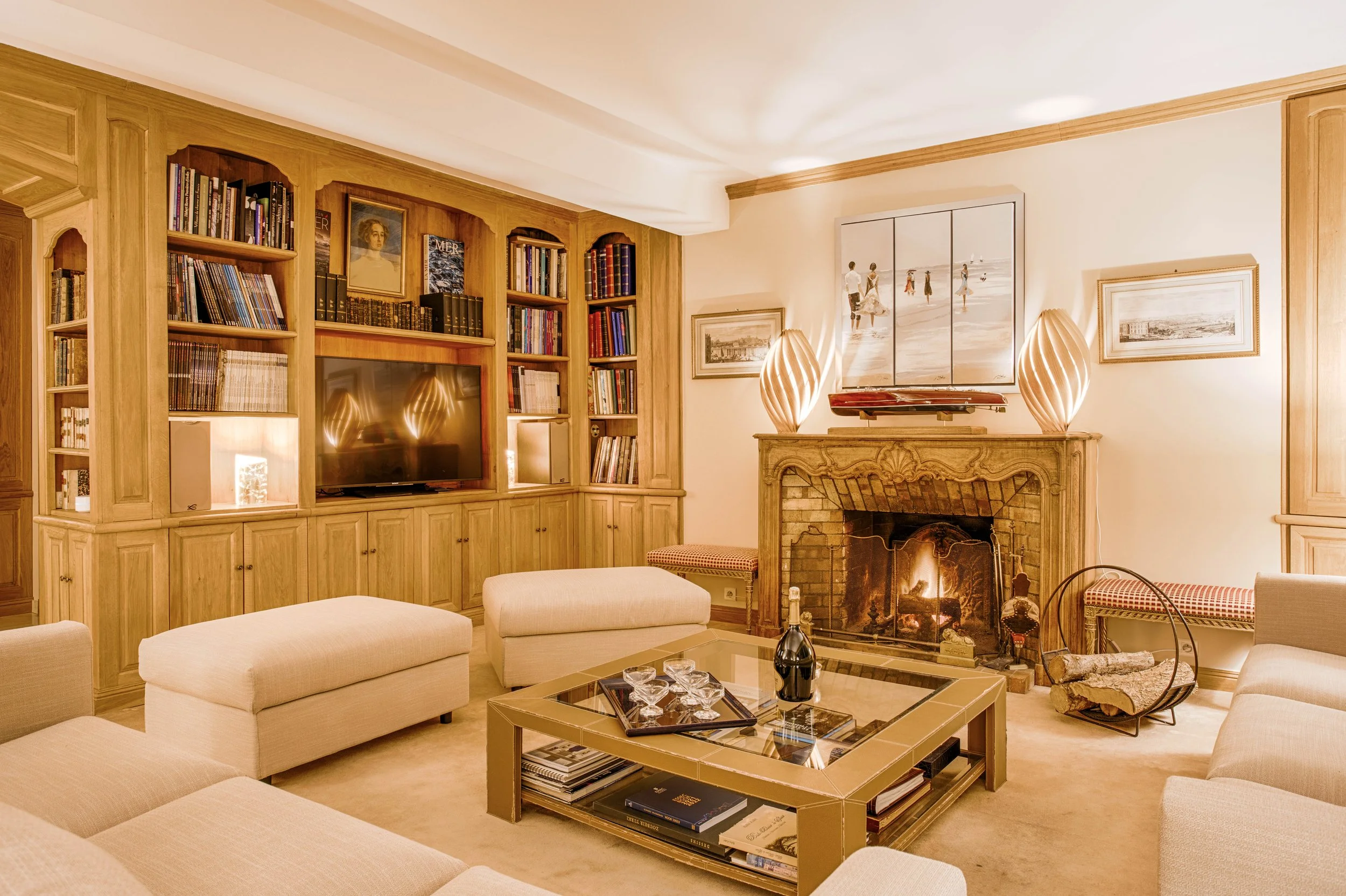 Paris Trocadéro - Luxury apartment living room