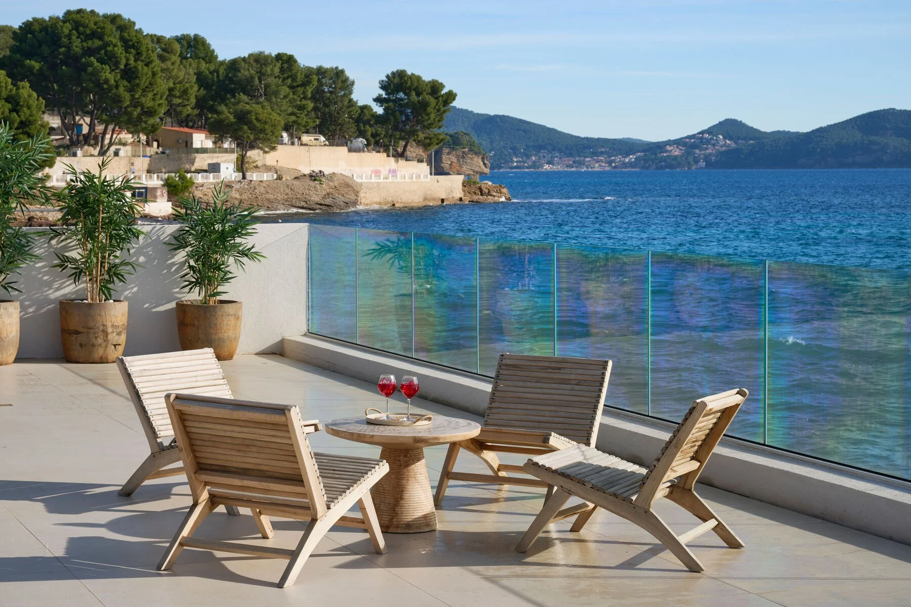 Luxury villa in La Ciotat terrace
