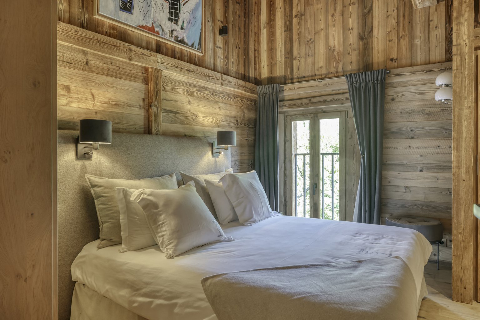 Luxury chalet for rent in Megève Mont Blanc bedroom