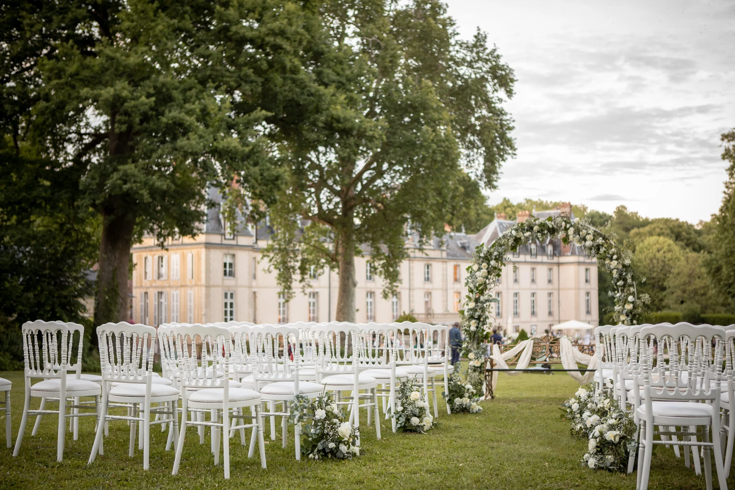 wedding in Vernon château