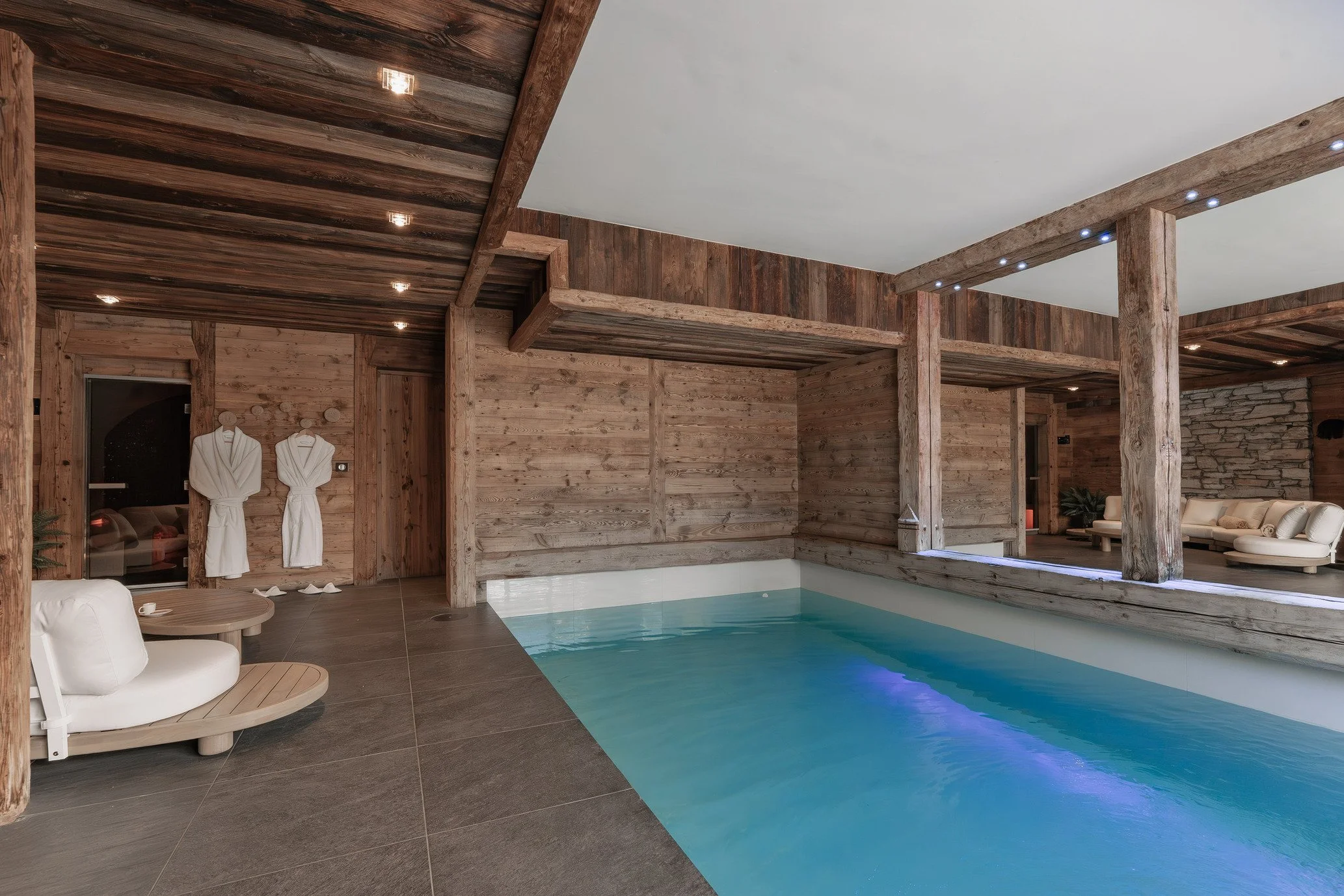 luxury chalet val d'isère bellevarde indoor pool