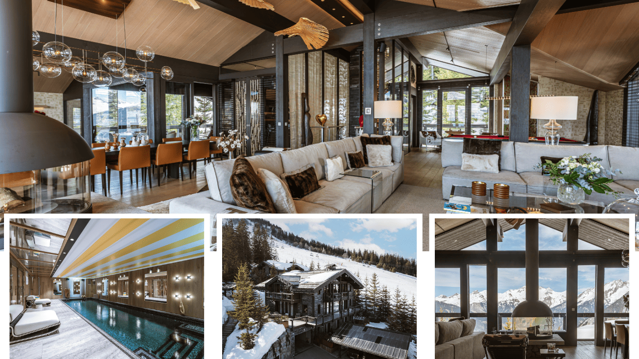 luxury villa in Courchevel