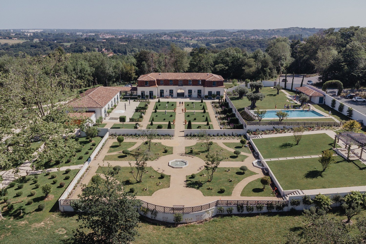 Luxury villa Bayonne garden