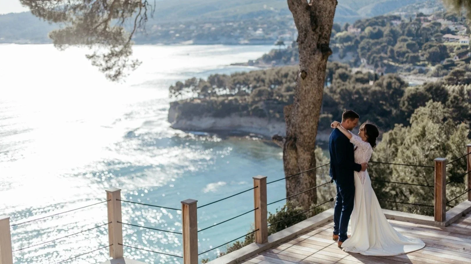 micro wedding in France seafront