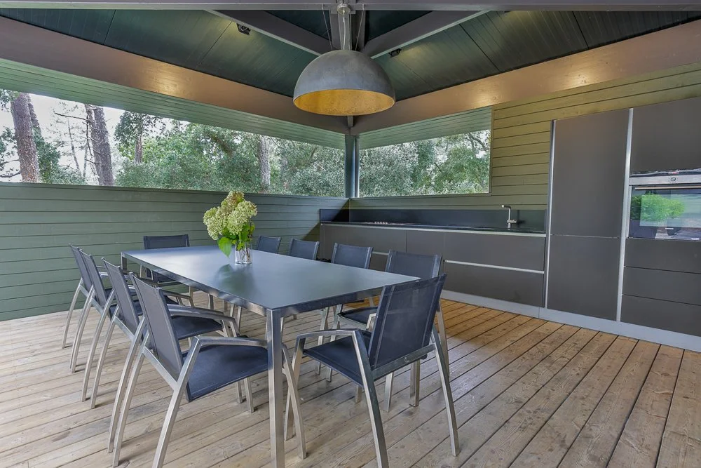 Hossegor luxury villa terrace