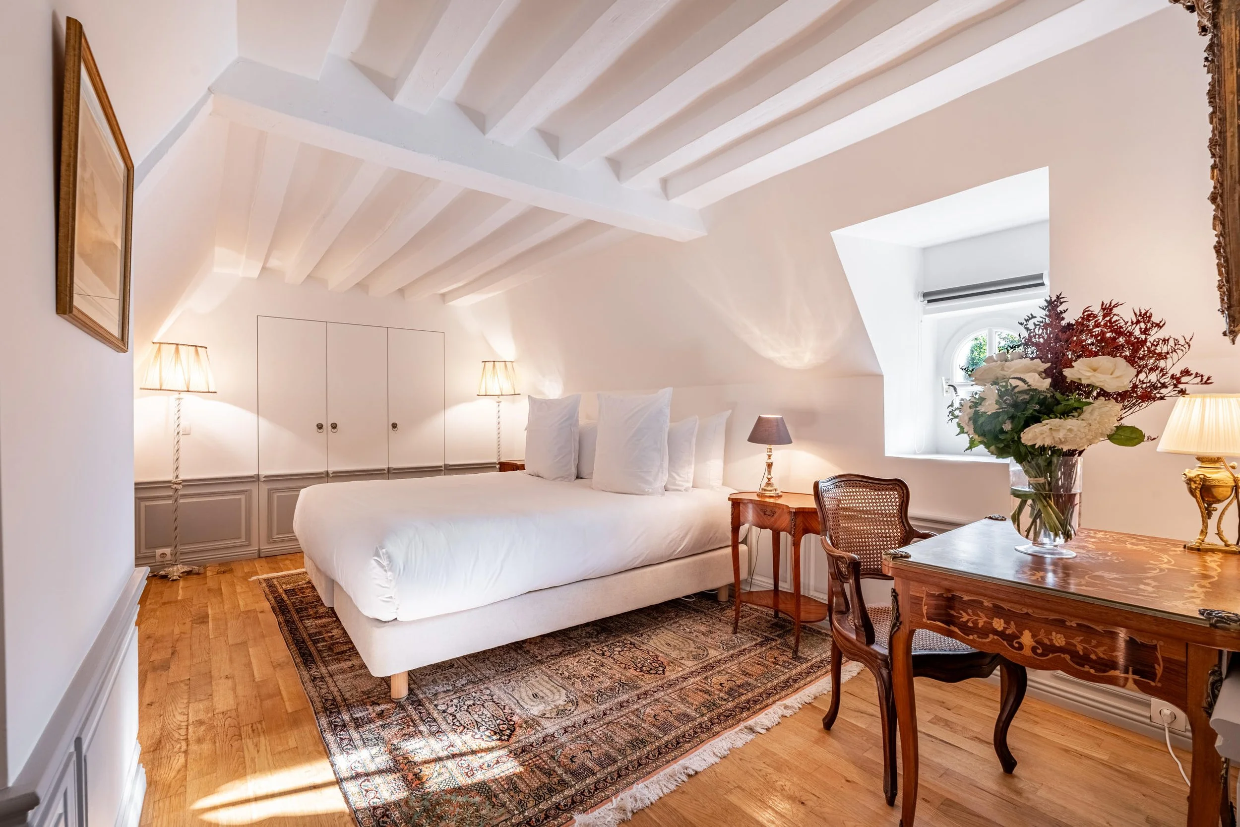 luxury villa lyons la forêt bedroom