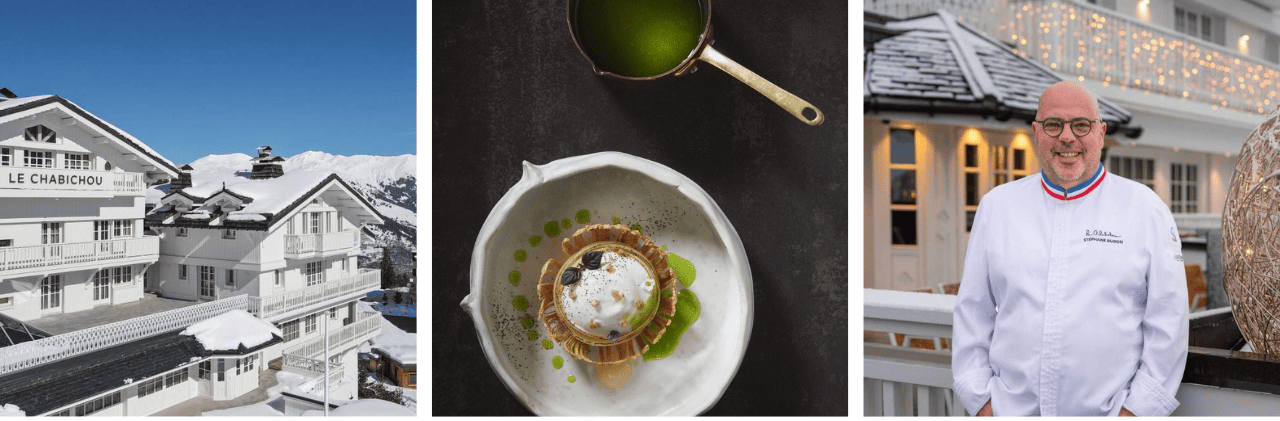 michelin starred restaurant in courchevel