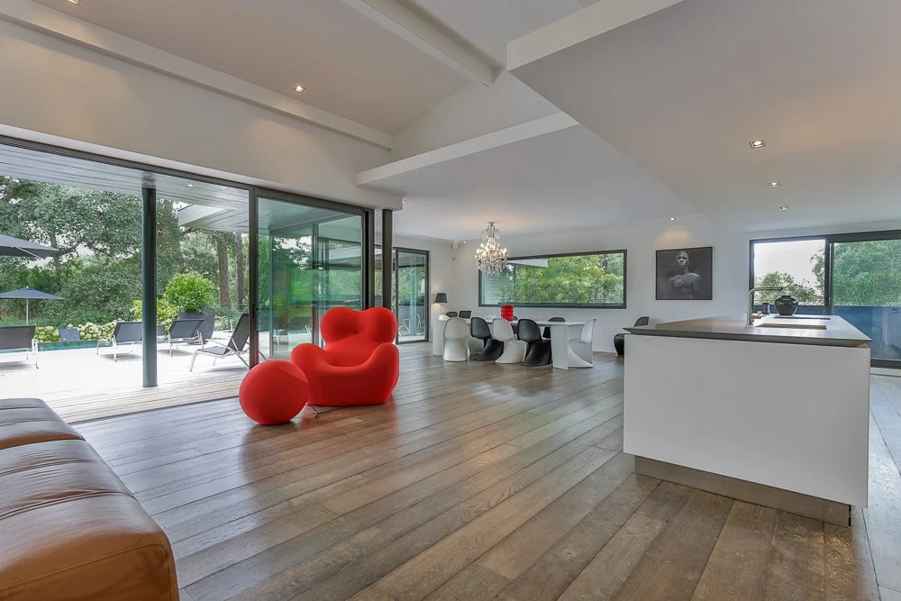 Hossegor luxury villa living room