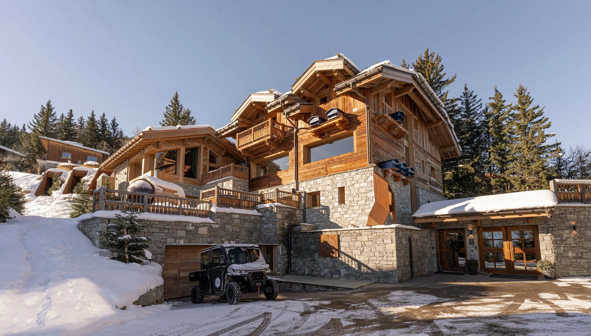 courchevel 1550 chenus luxury chalet exterior
