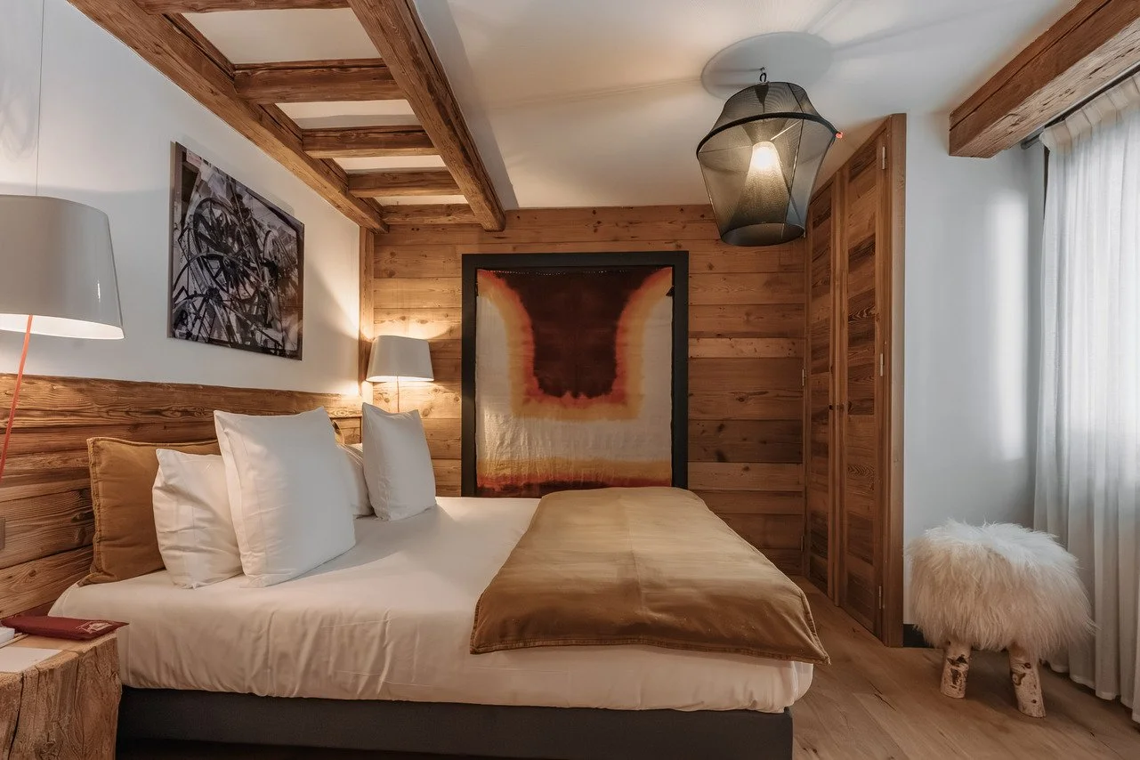 luxury chalet val d'isère bellevarde bedroom