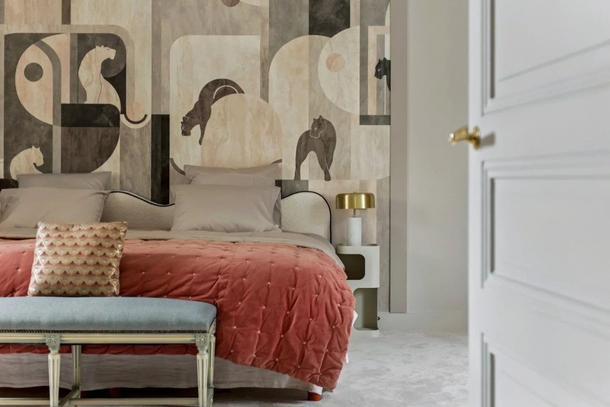 luxury home paris auteuil bedroom
