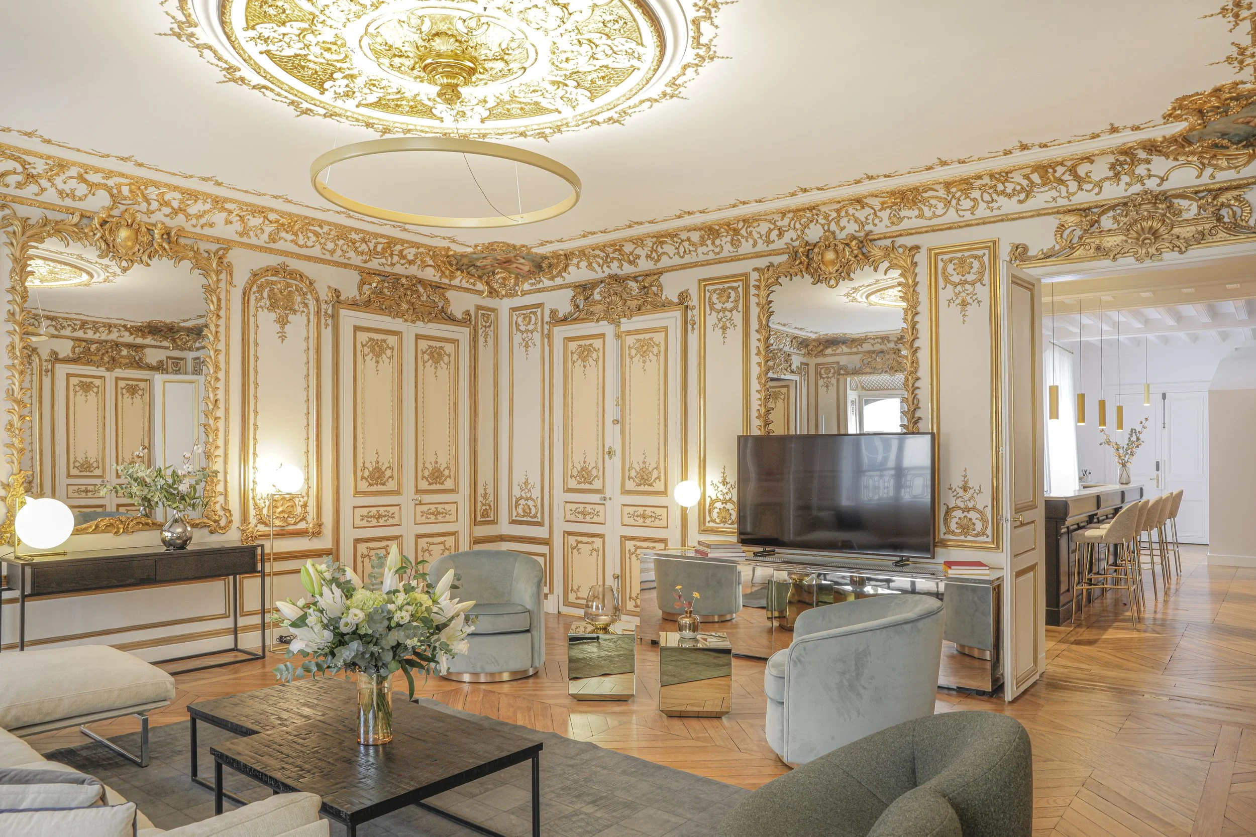 Paris Royale - Luxury apartment living room