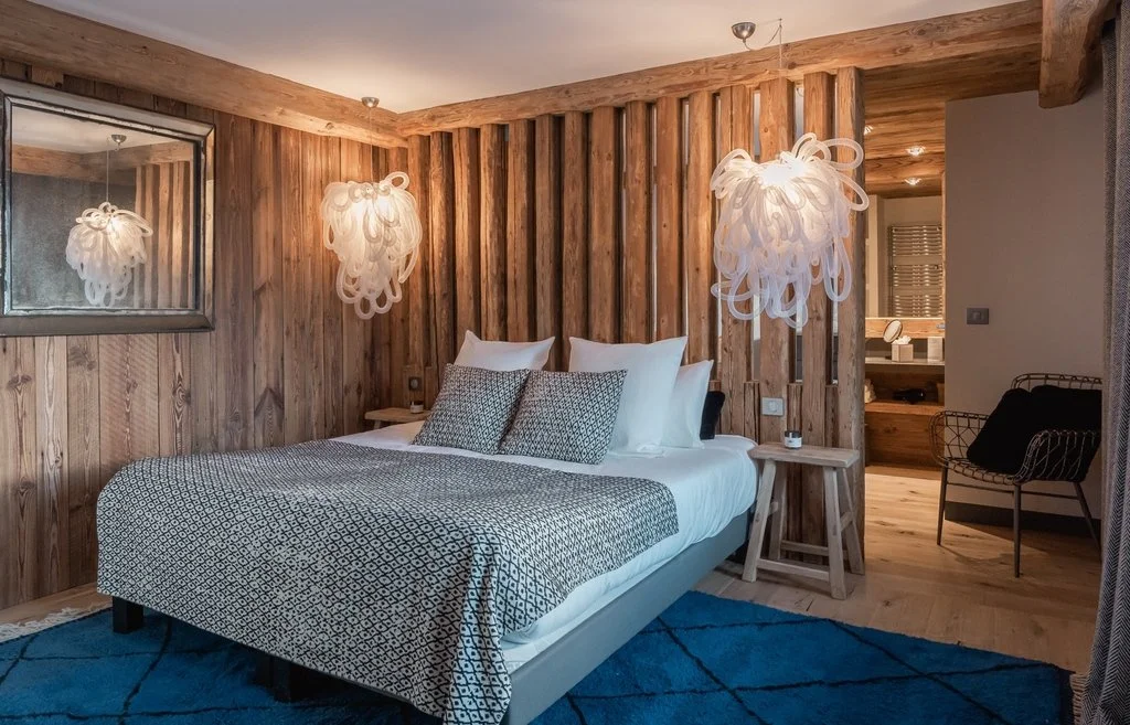 luxury chalet val d'isère bellevarde bedroom