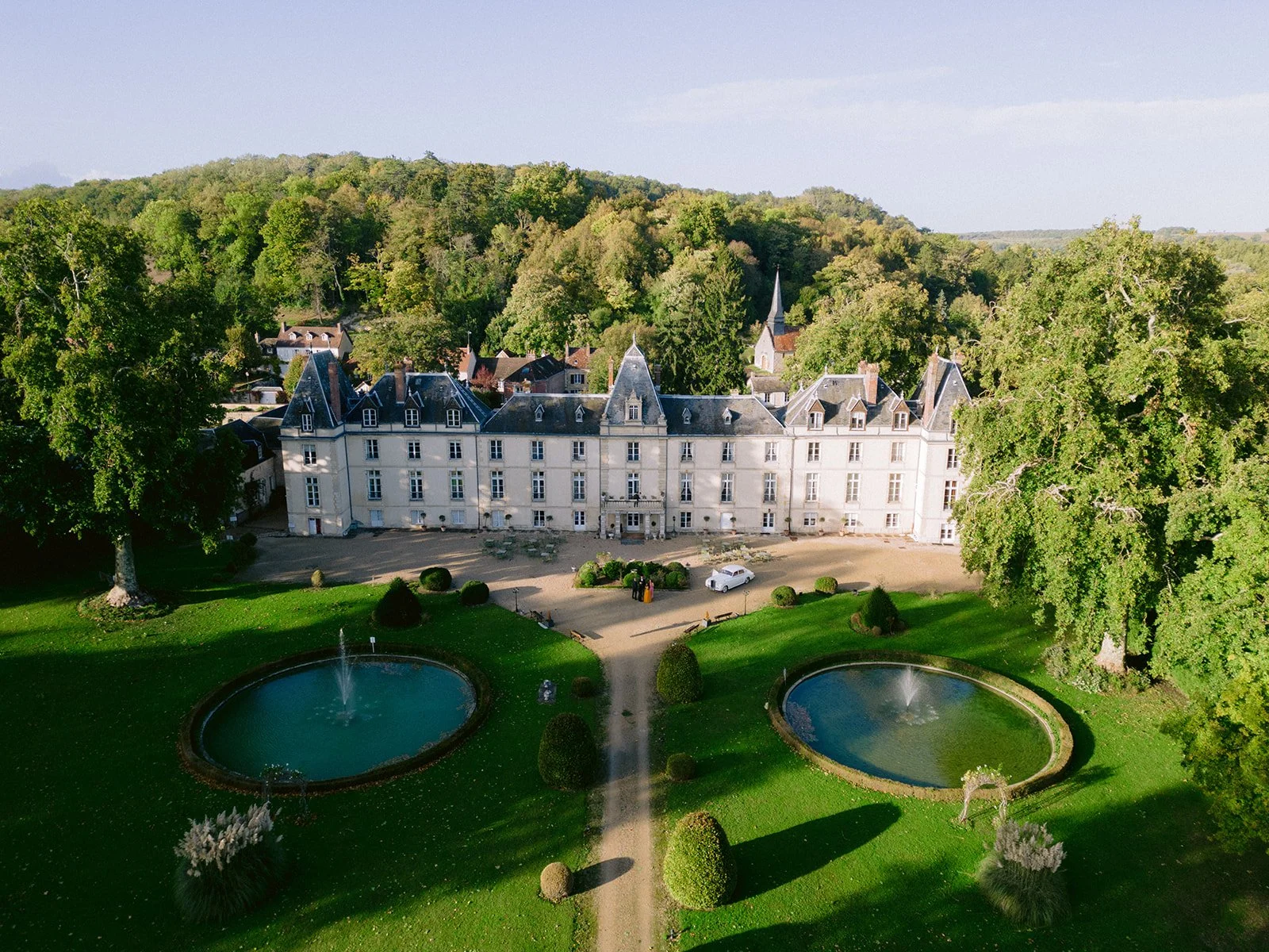 wedding in Vernon château