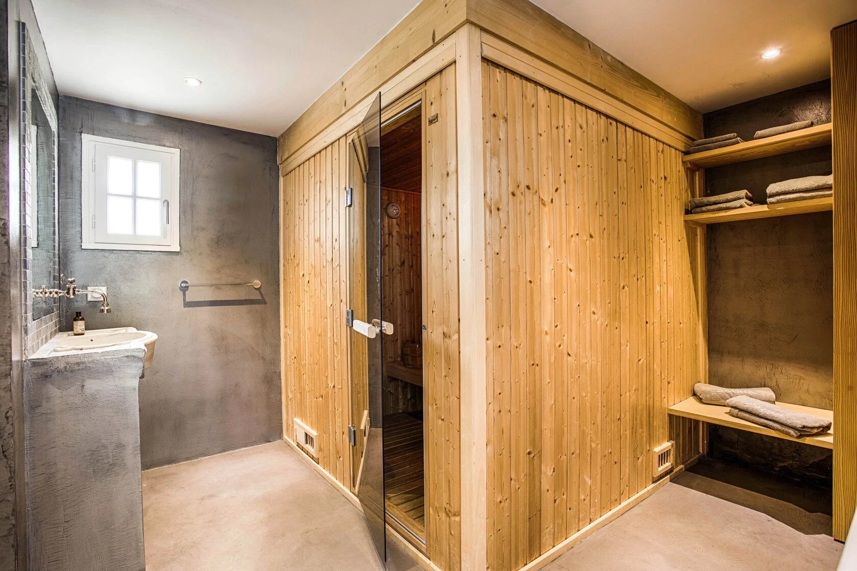 Luxury villa Bonneville sauna