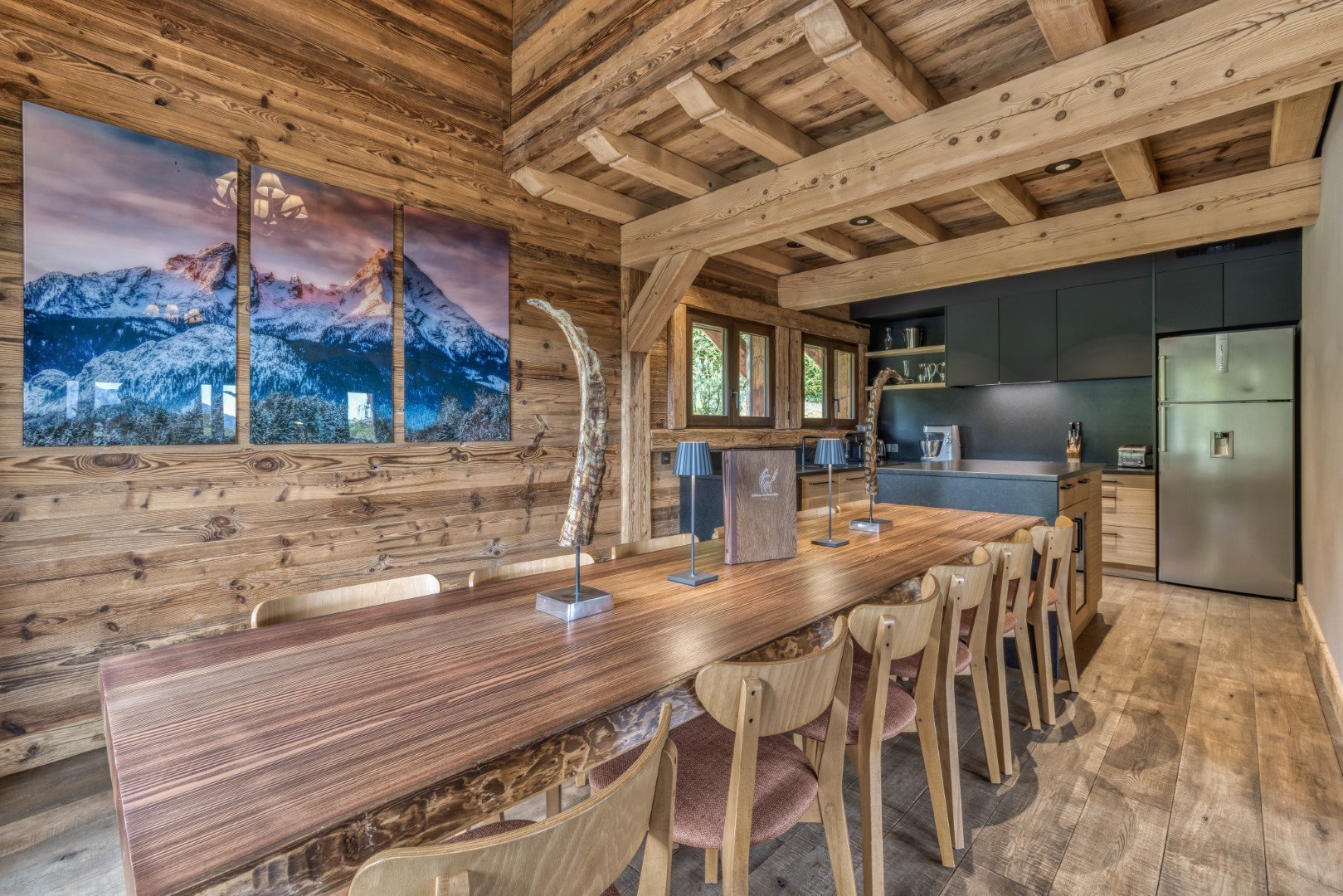 chalet saint gervais dining room