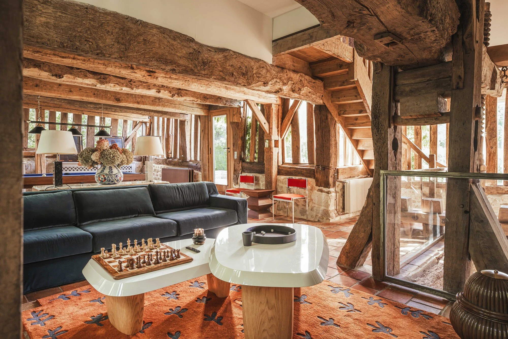 Luxury villa Bonneville living room
