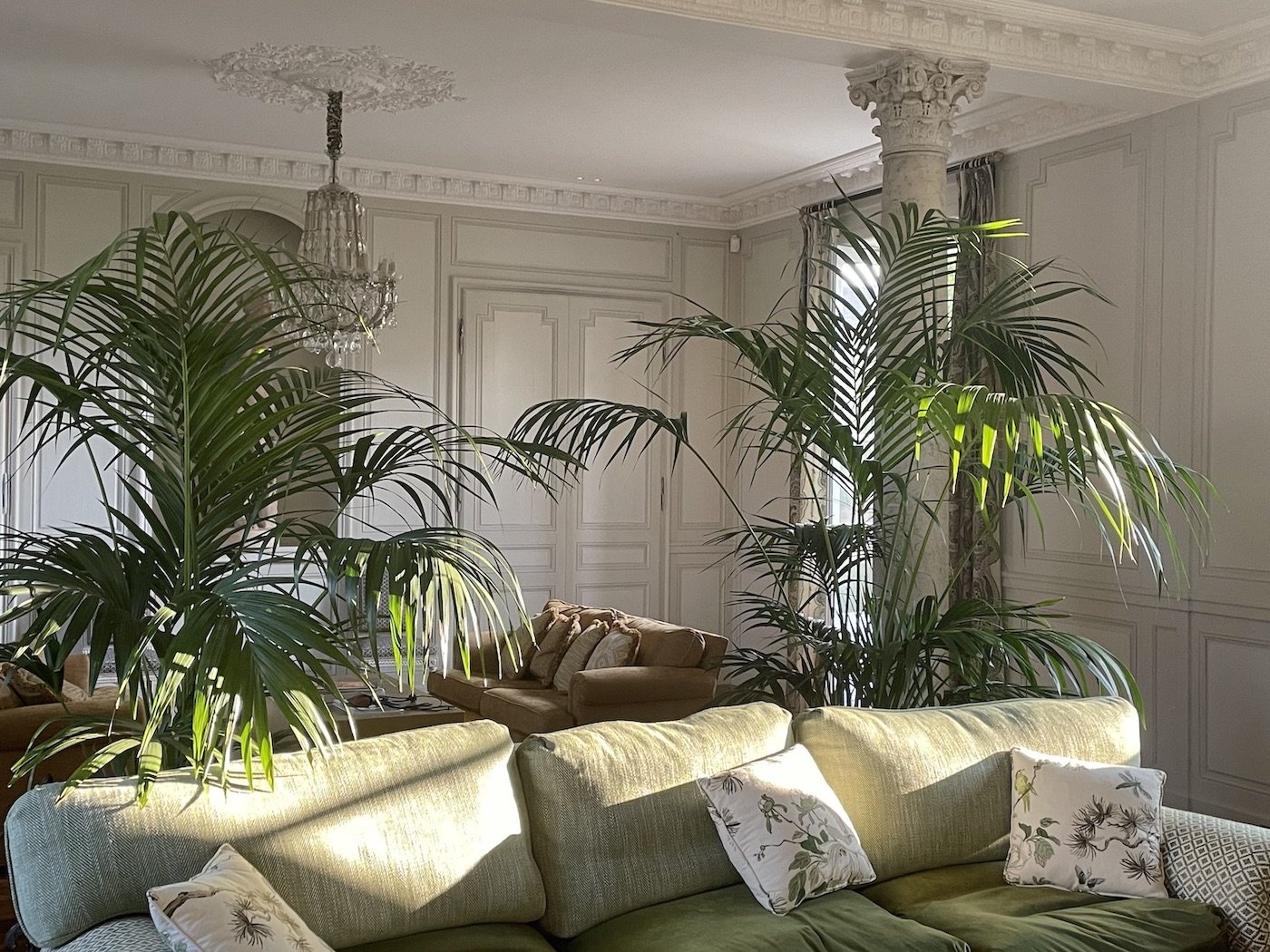 luxury villa Île de Ré living room
