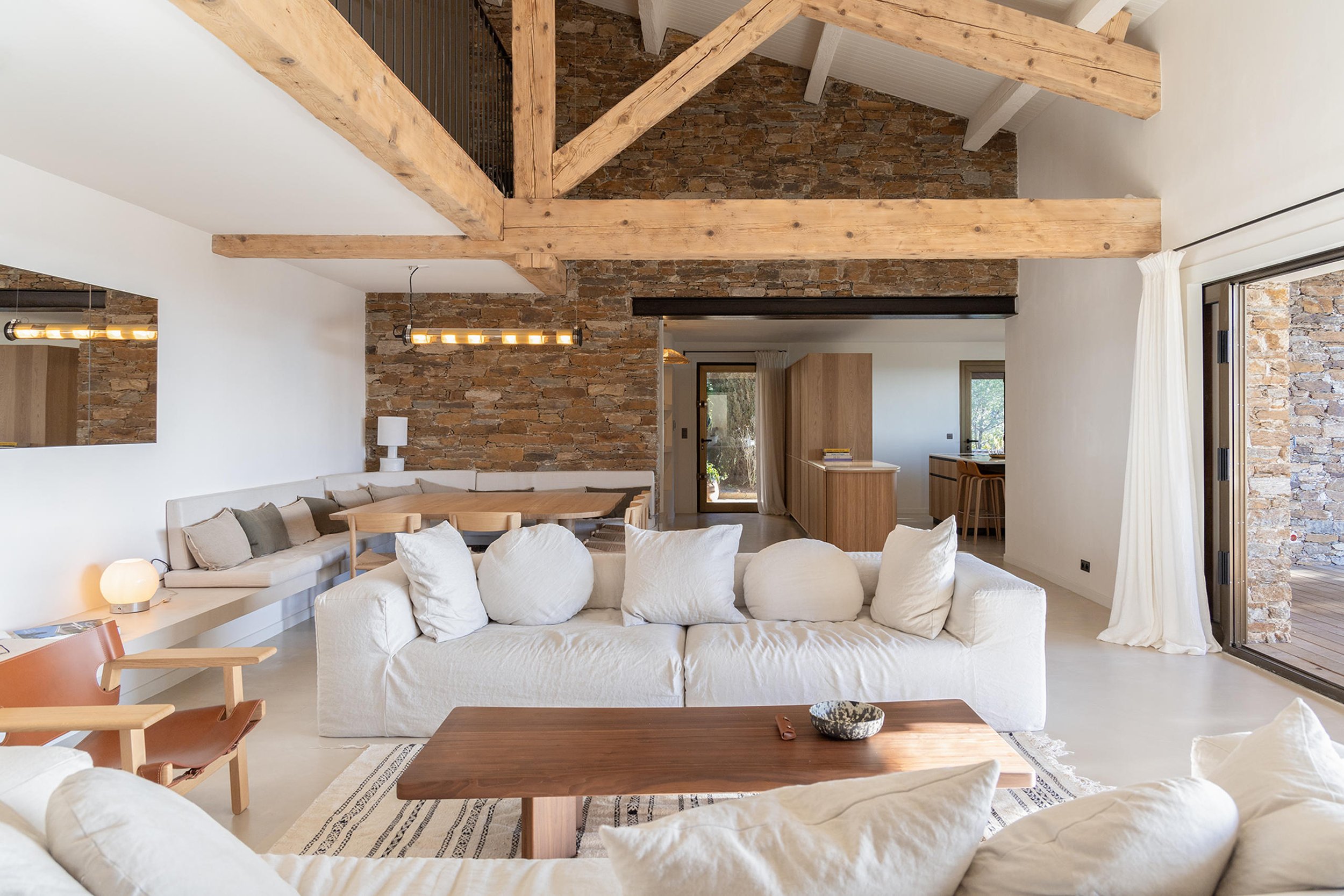 Luxury villa Bormes les Mimosas living room