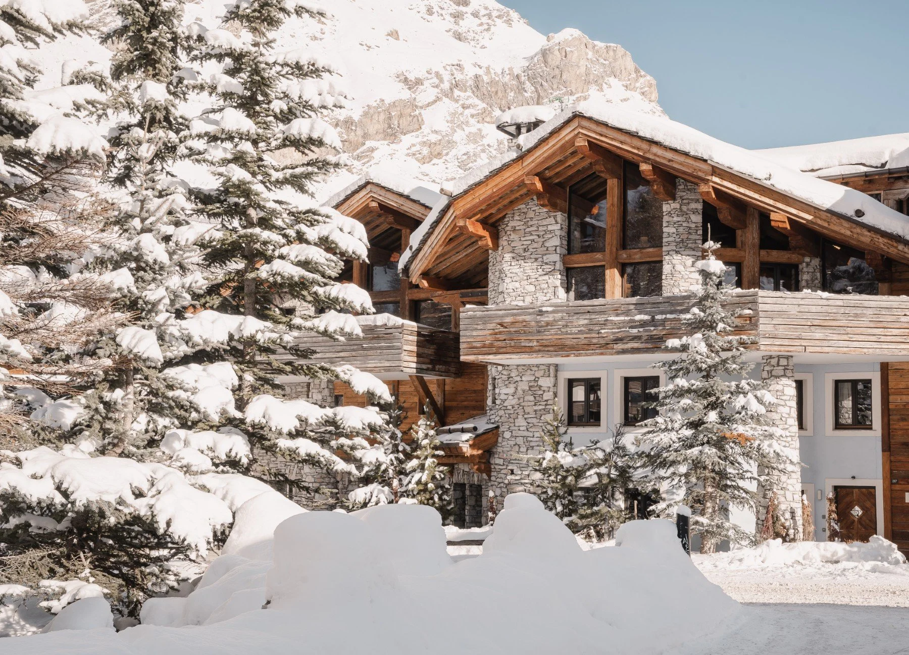 luxury chalet in val d'isère village