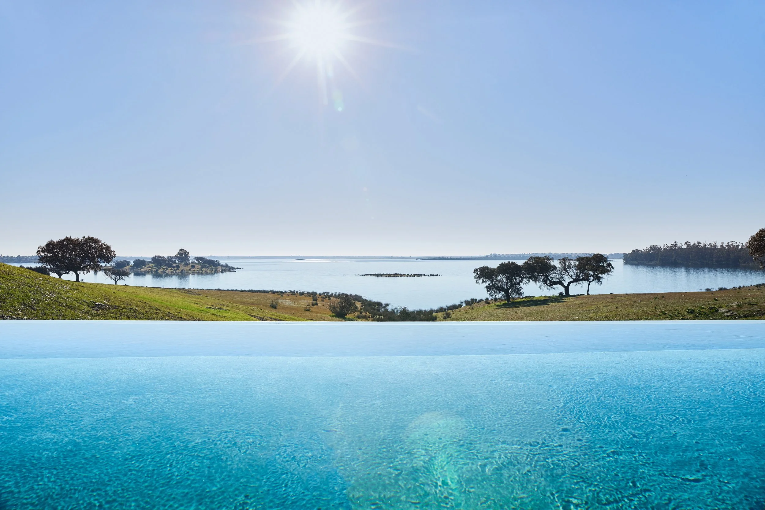 luxury villa with infinity pool