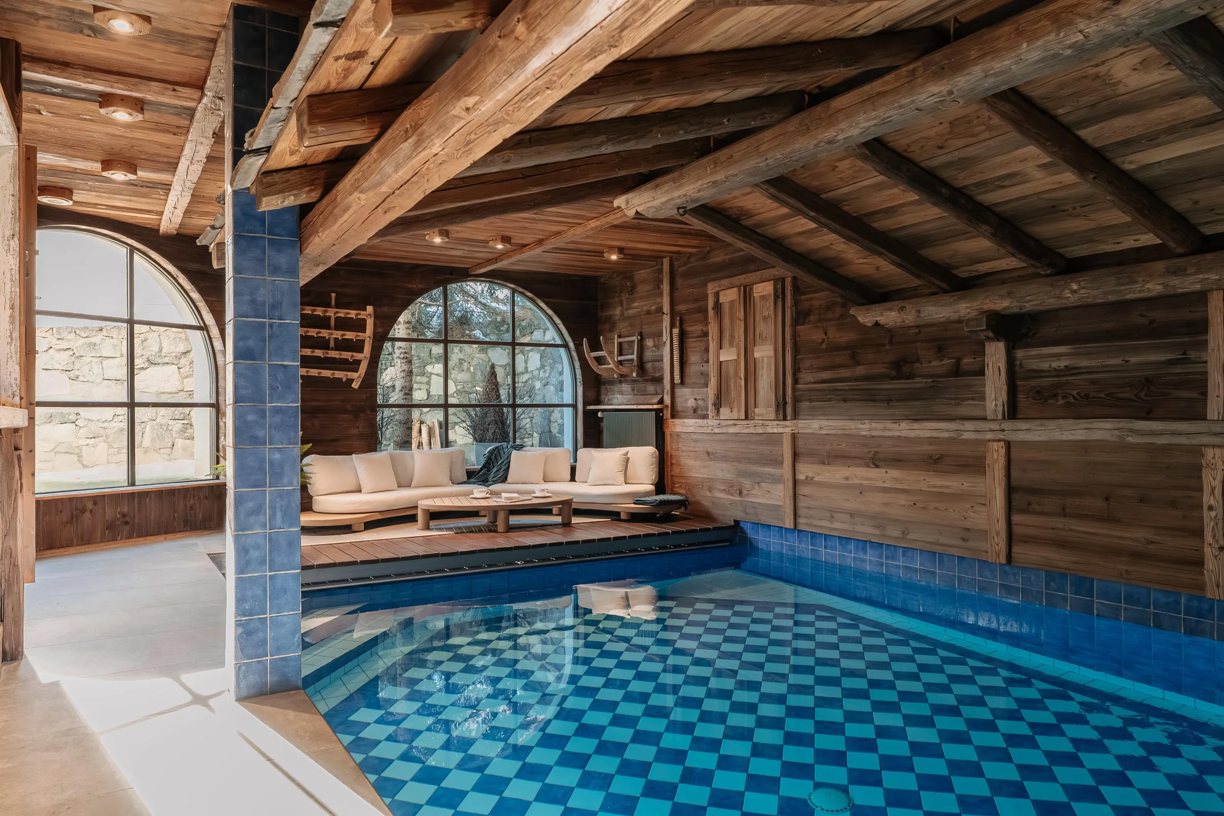 luxury chalet in Val d'Isère indoor pool
