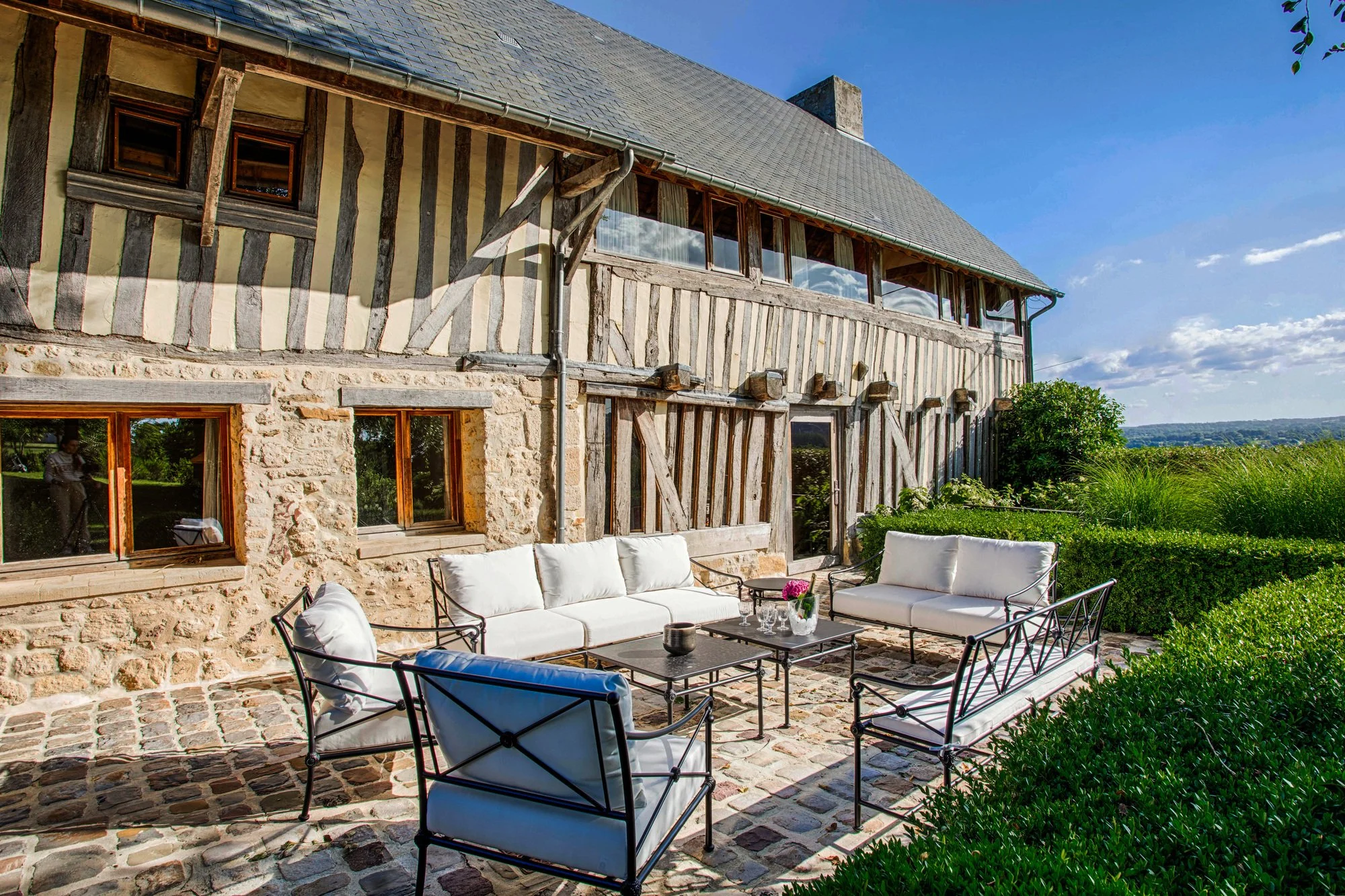 luxury villa in normandy terrace