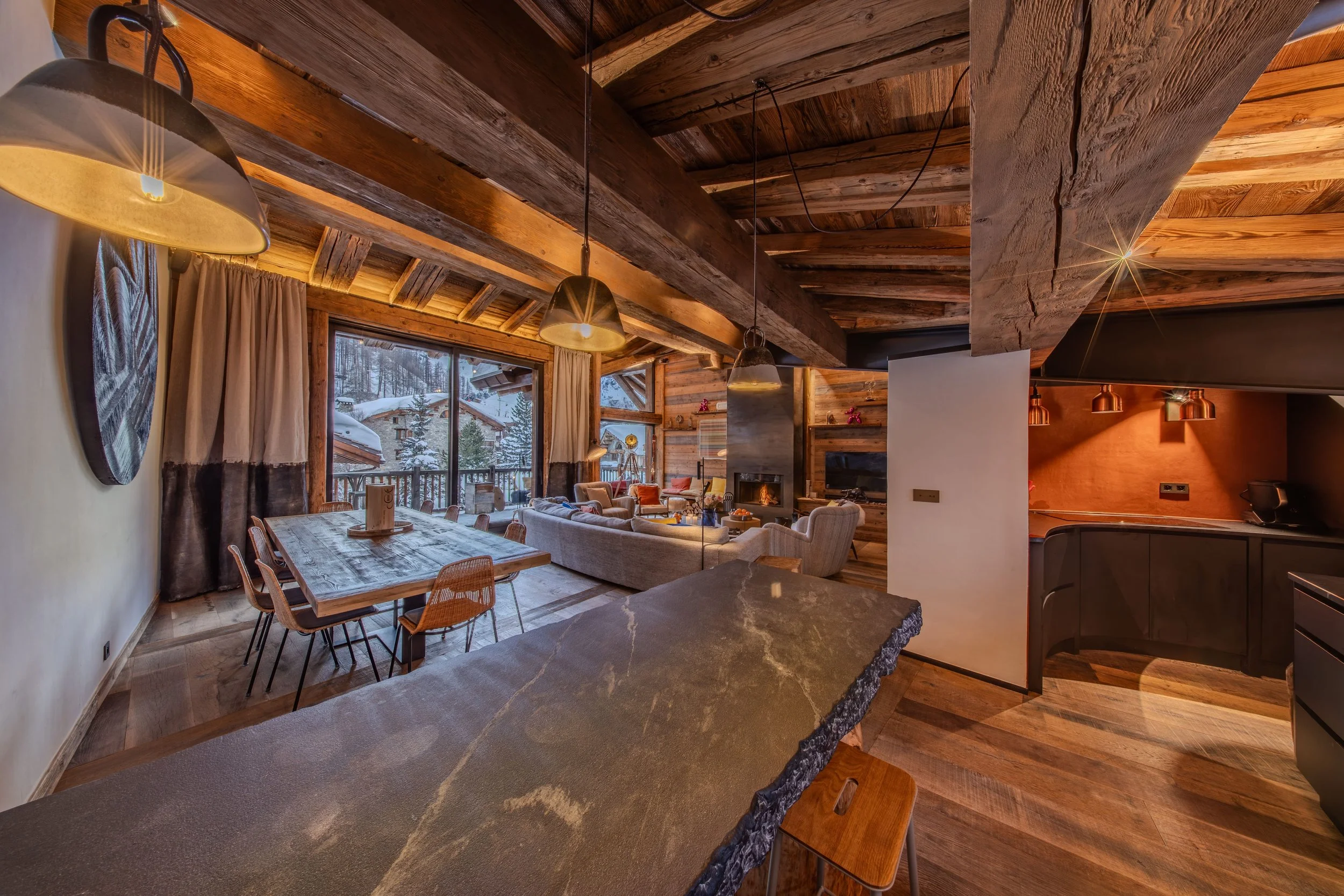 Luxury chalet in Val d'Isère village