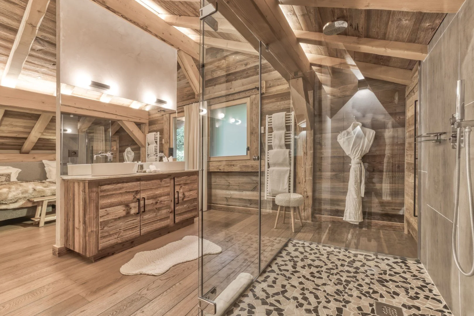 chalet saint gervais bathroom