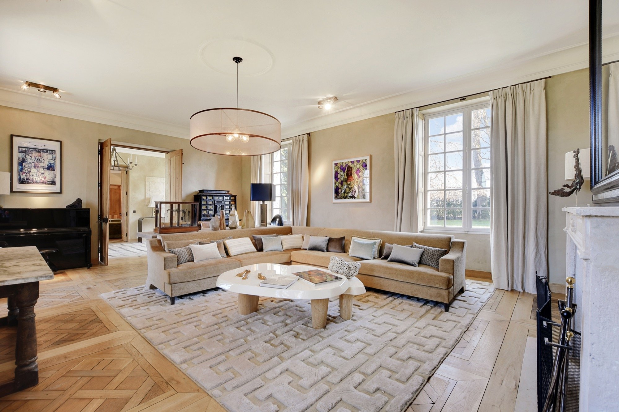 Thoiry Luxury Villa living room