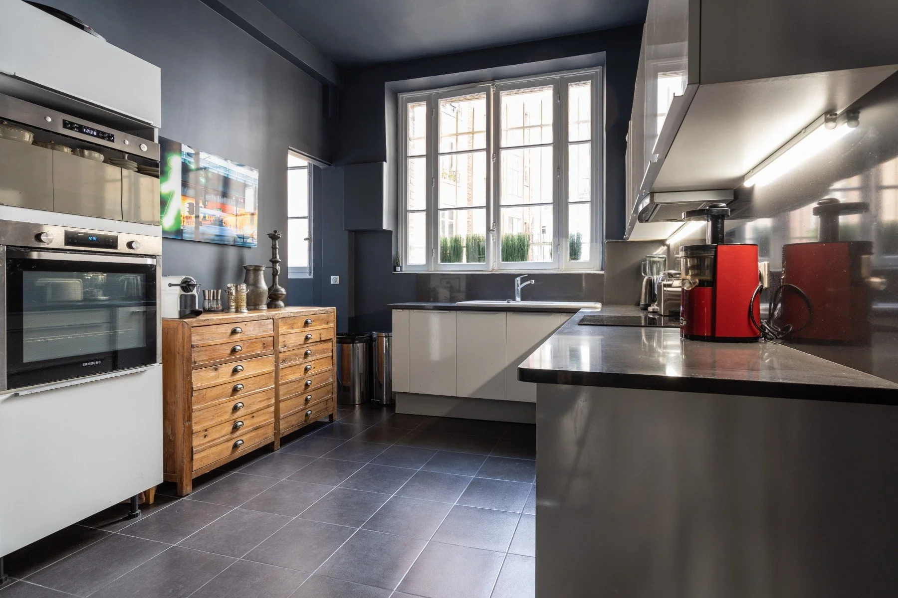 luxury apartment paris university kitchen