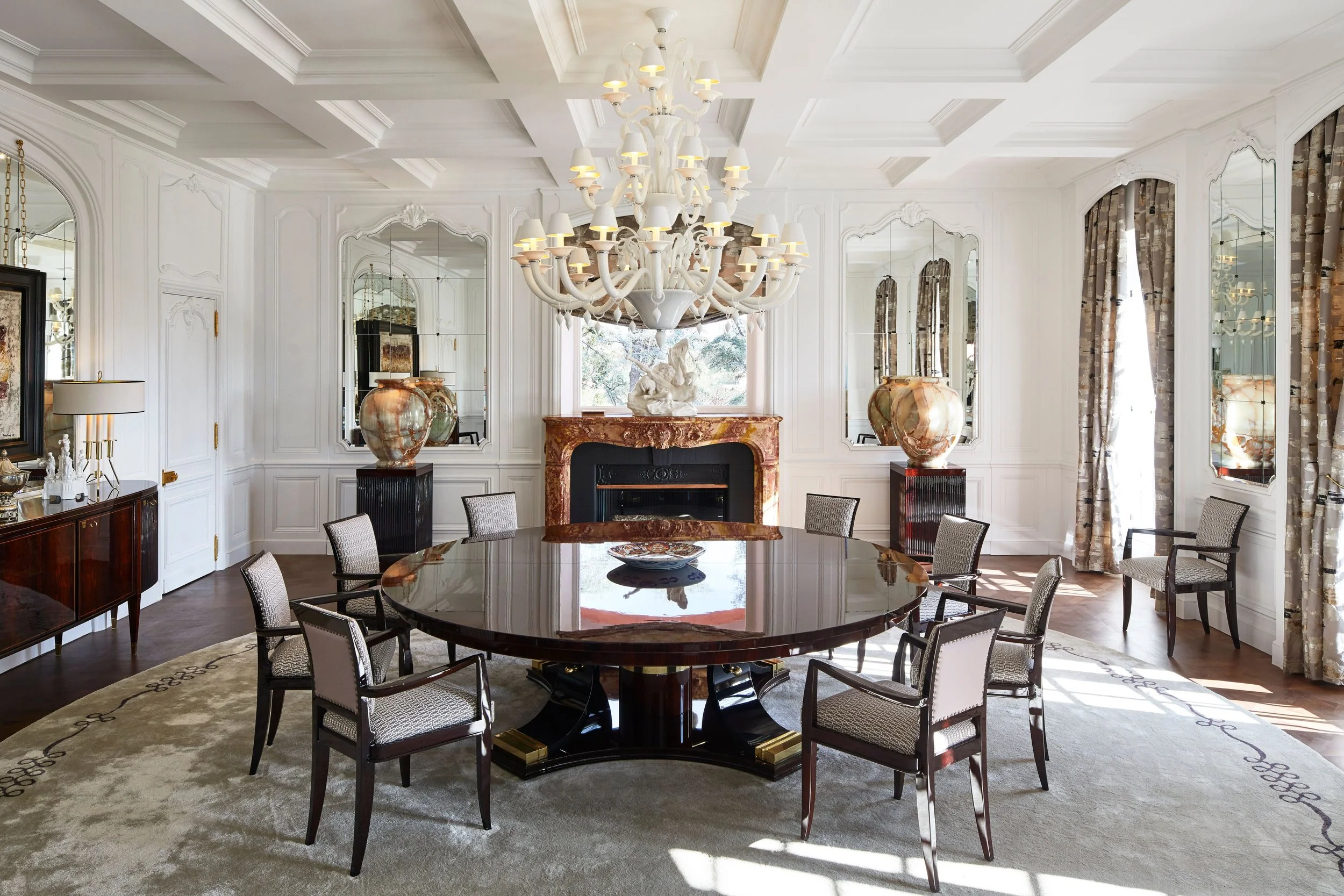 luxury wedding in Grimaud living room