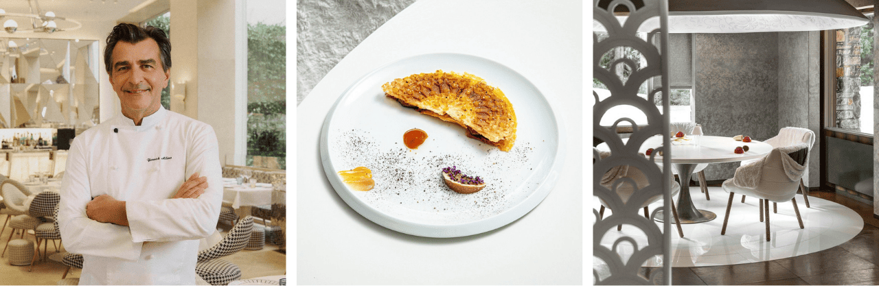 michelin starred restaurant in courchevel