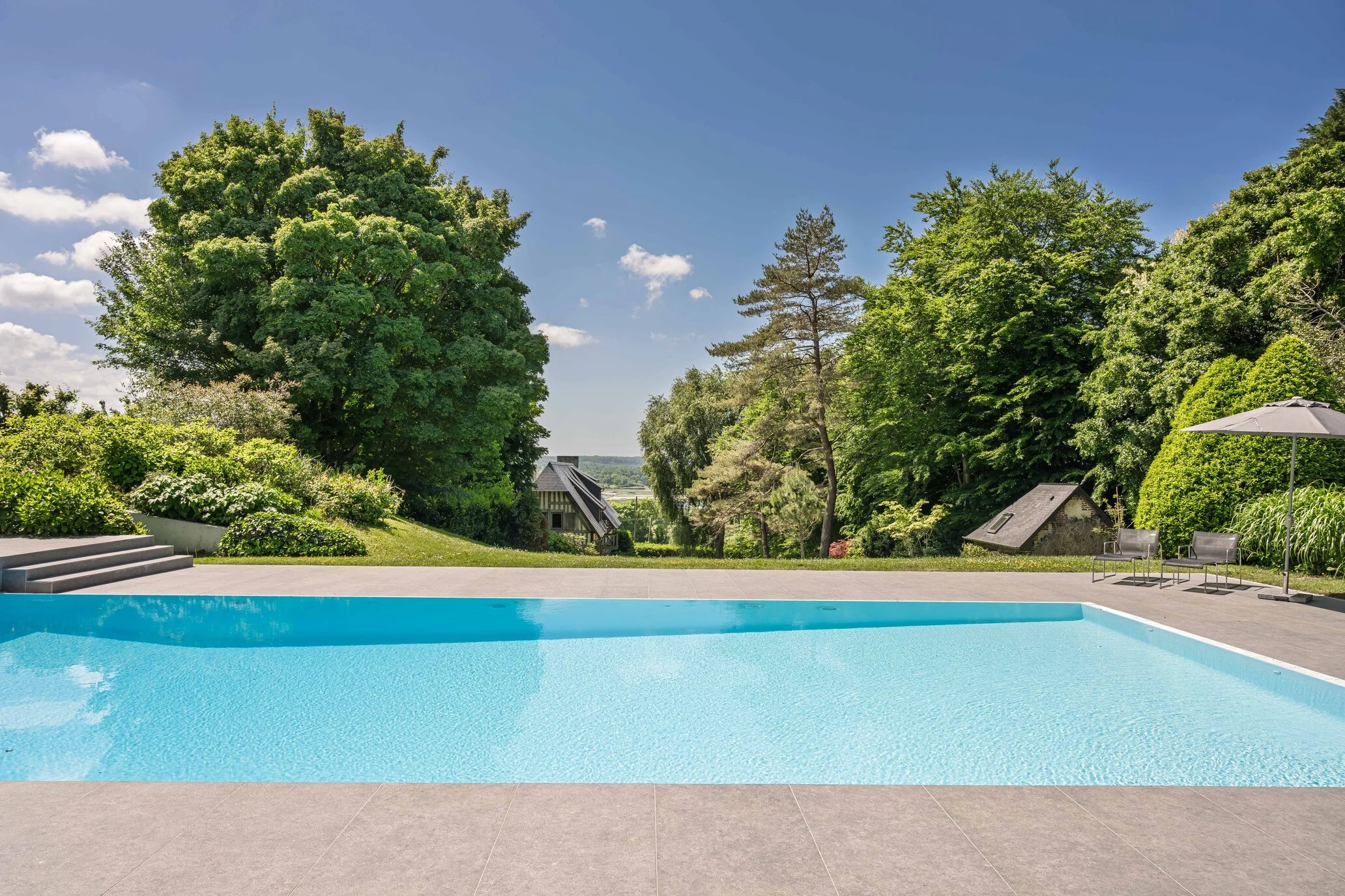 Luxury villa Bonneville swimming pool
