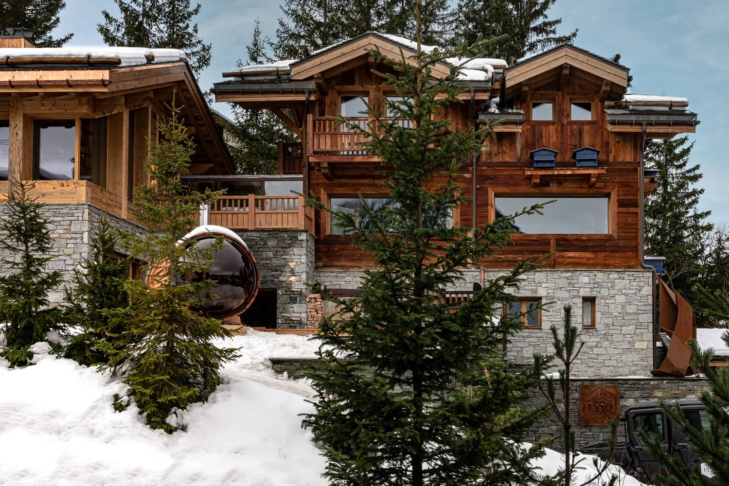 courchevel 1550 chenus luxury chalet exterior