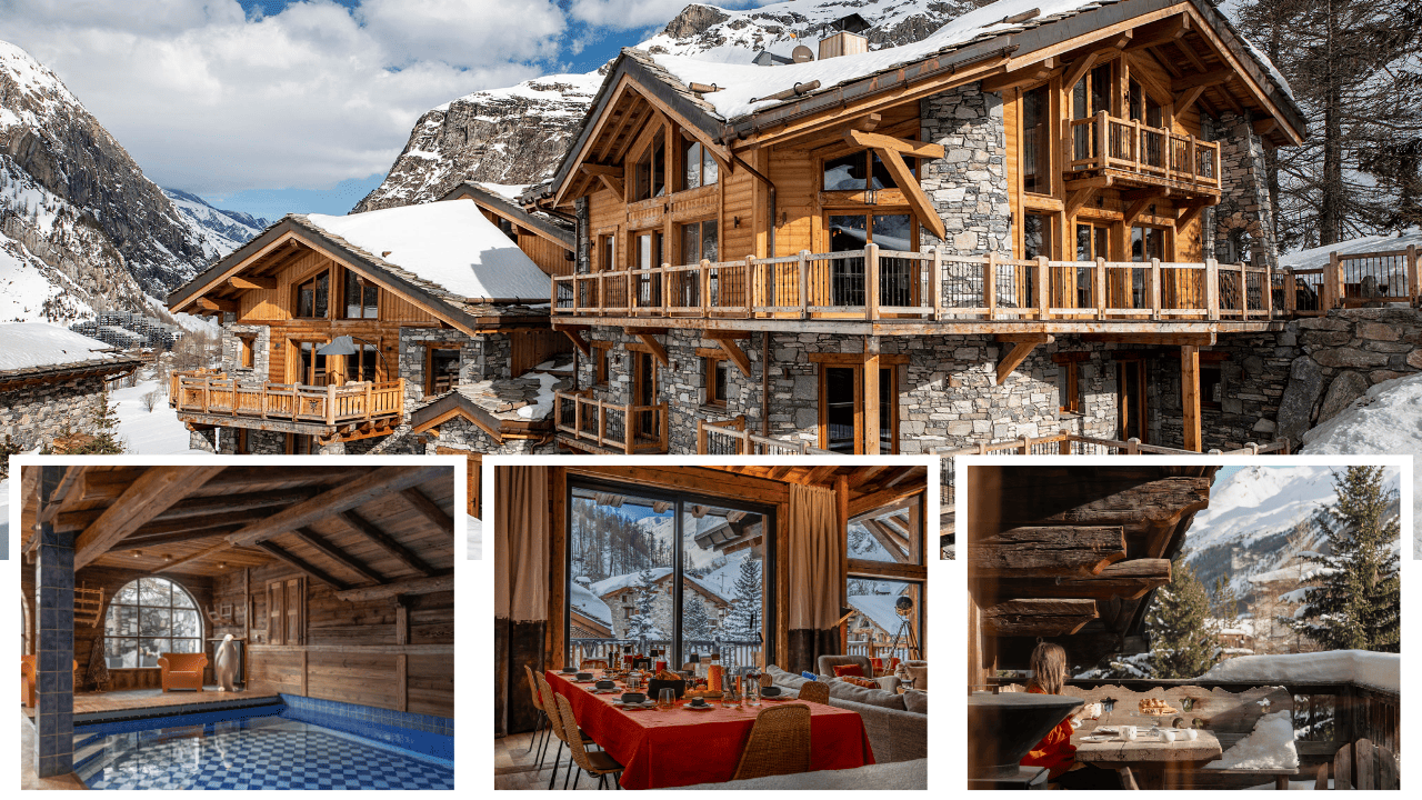 cabin rentals for large groups in Val d'Isère