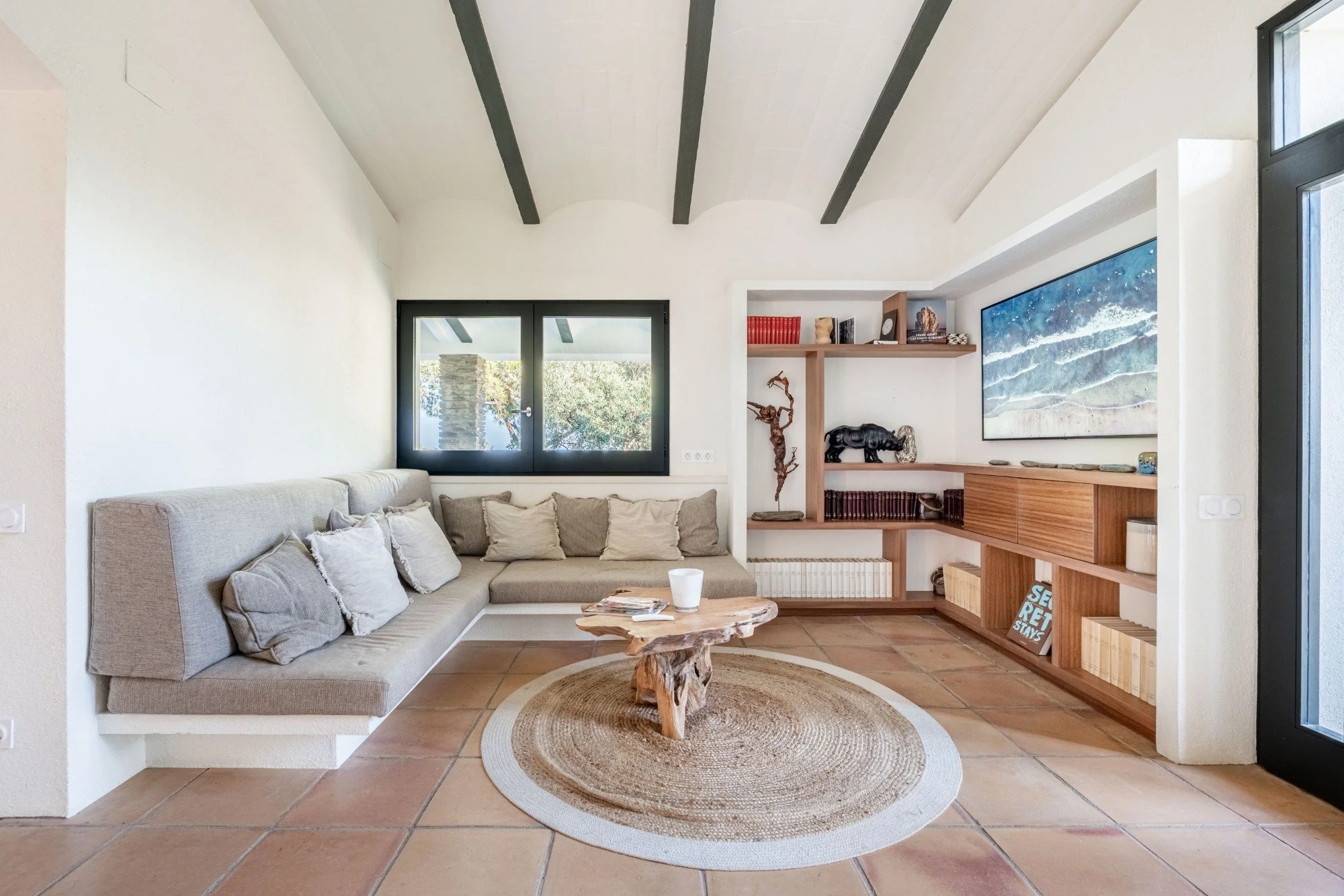 Luxury villa Cadaqués Finca living room