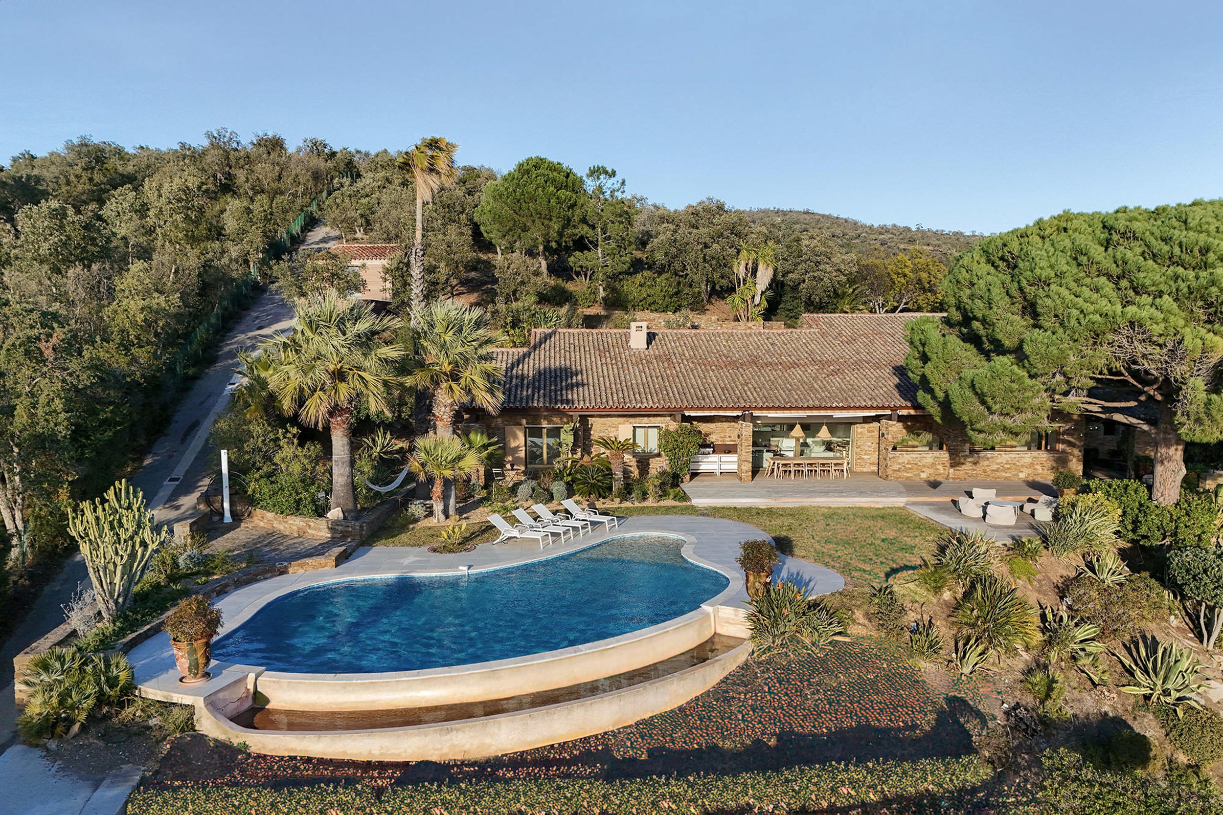 Luxury villa Bormes les Mimosas pool
