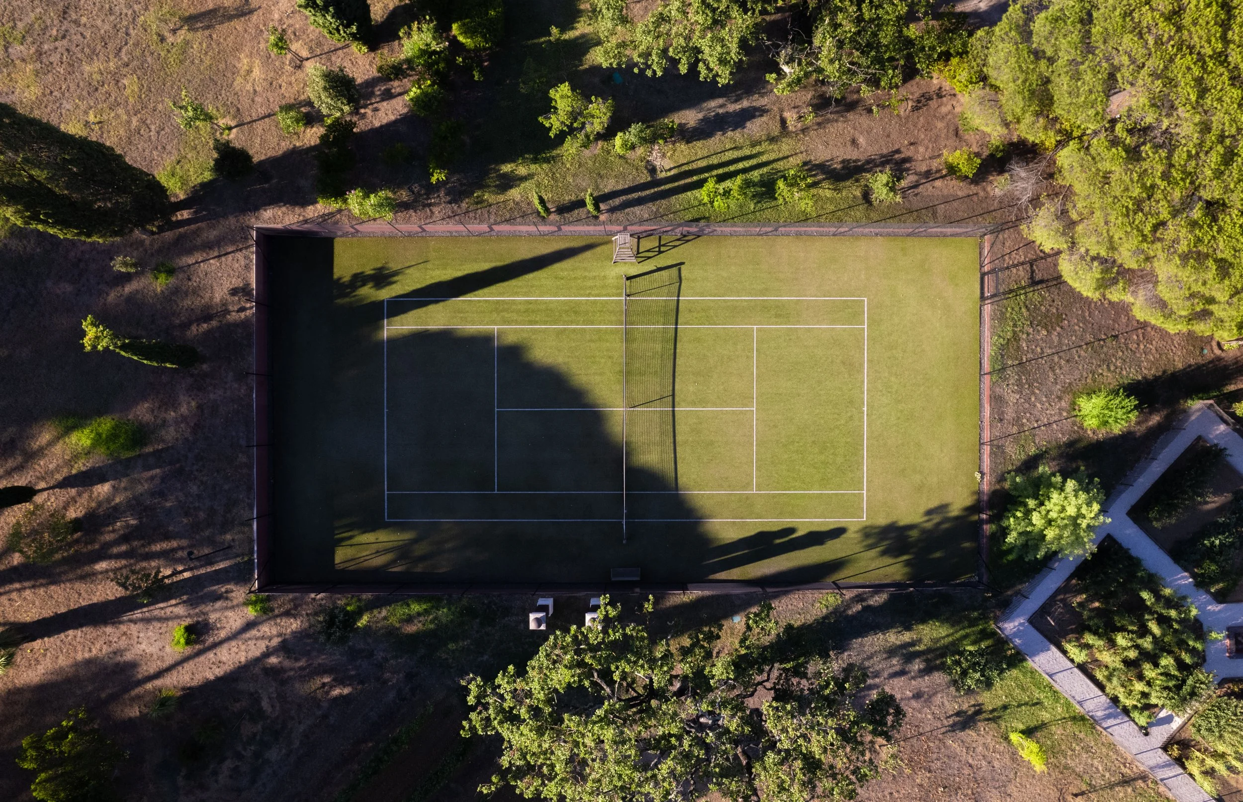 luxury villa with tennis courts grimaud