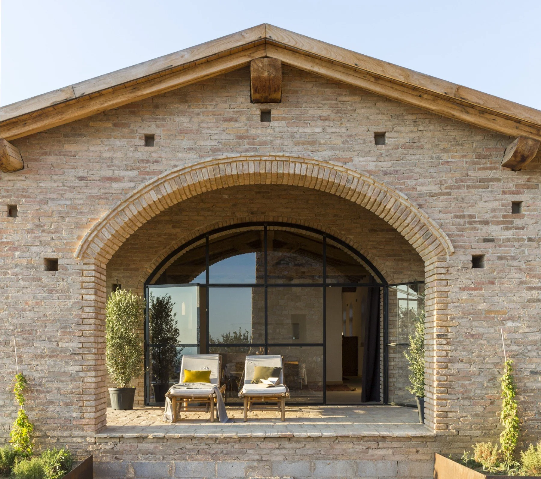 luxury villa with tennis court terrace