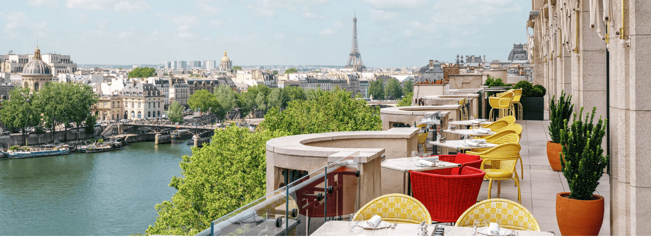 michelin starred restaurant in Paris roofotp