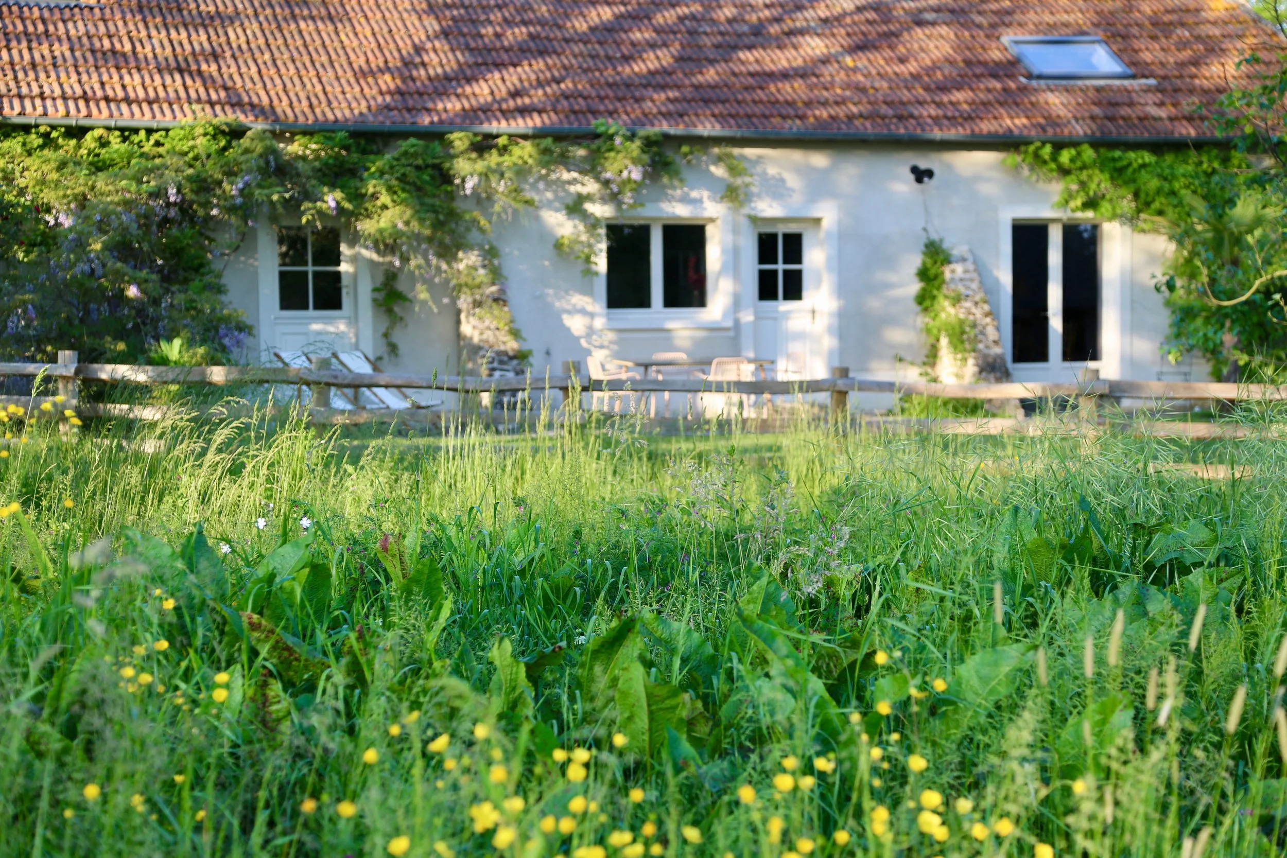 Luxury villa near paris Rambouillet garden