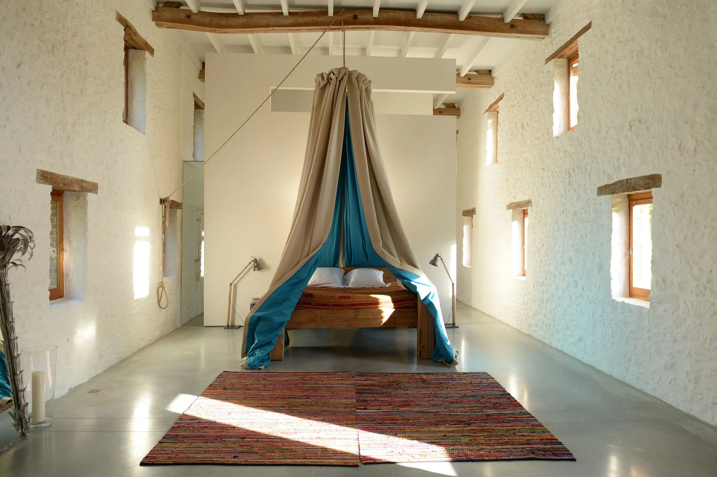 luxury chateau Dordogne bedroom
