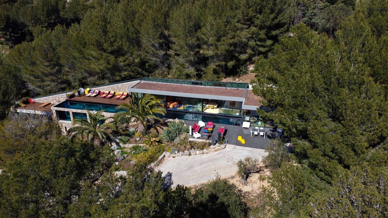 Bandol Luxury Villa top view