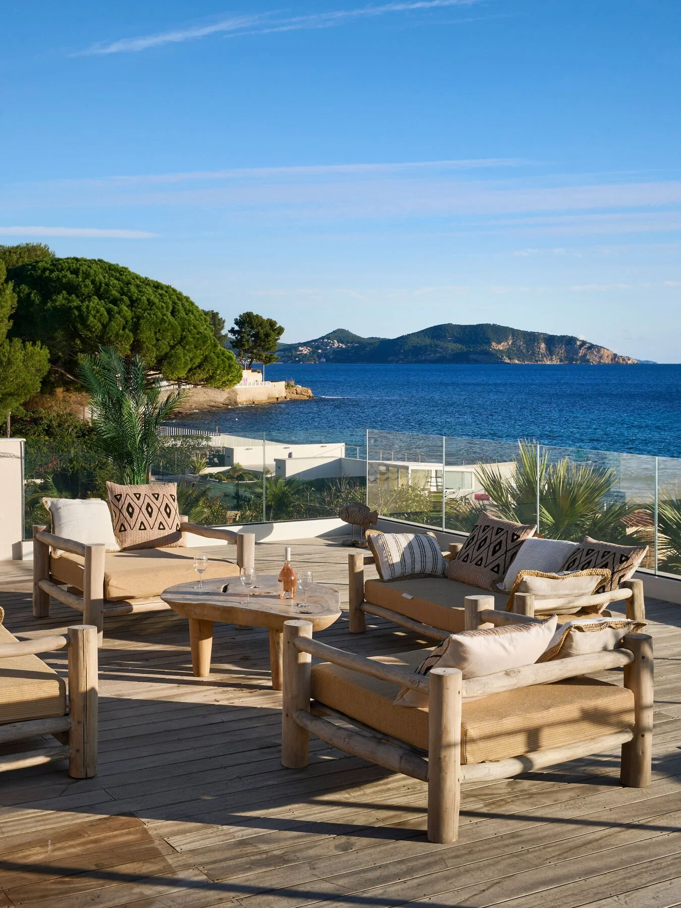 Luxury villa in La Ciotat terrace