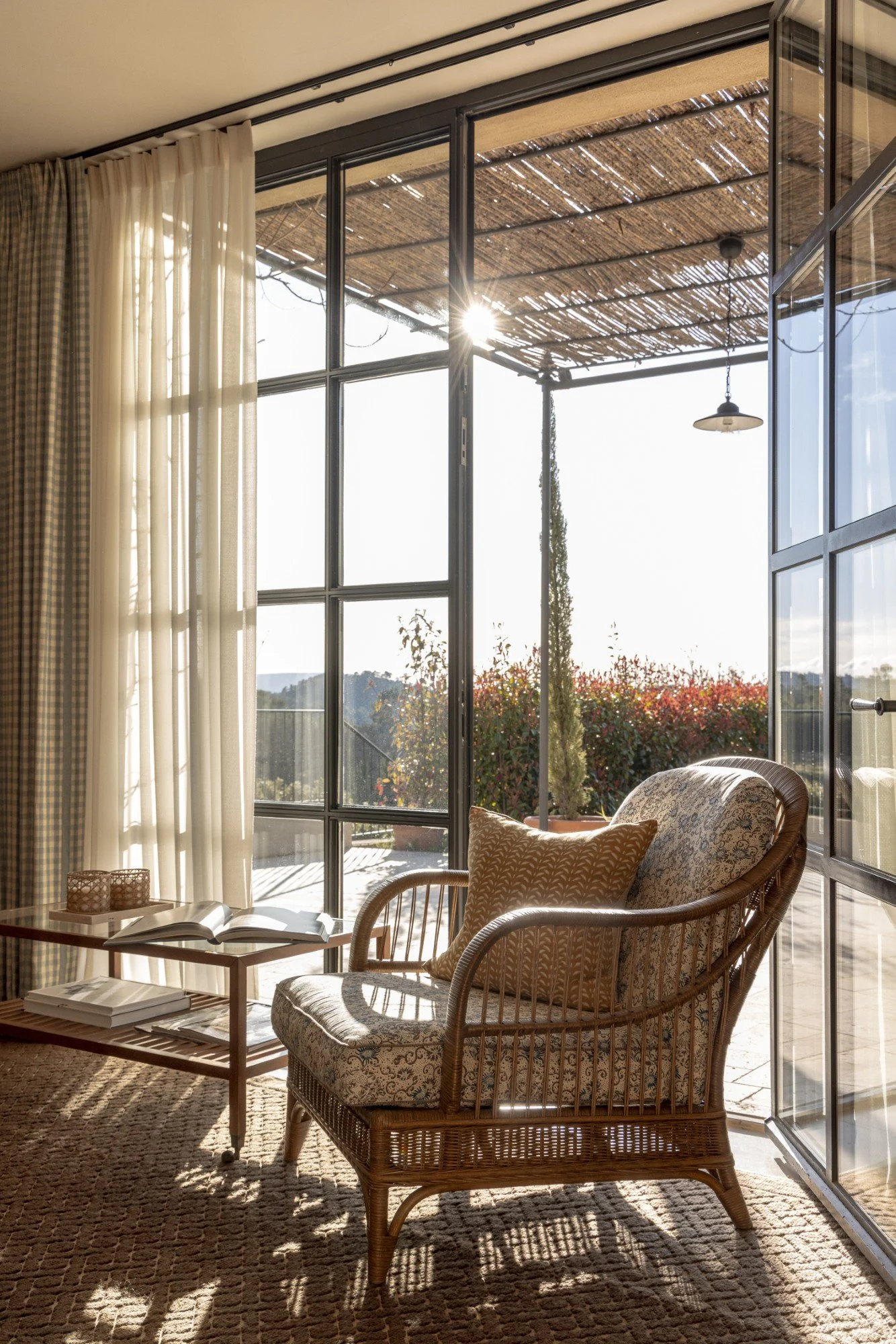 mas rentals in Provence lounge area