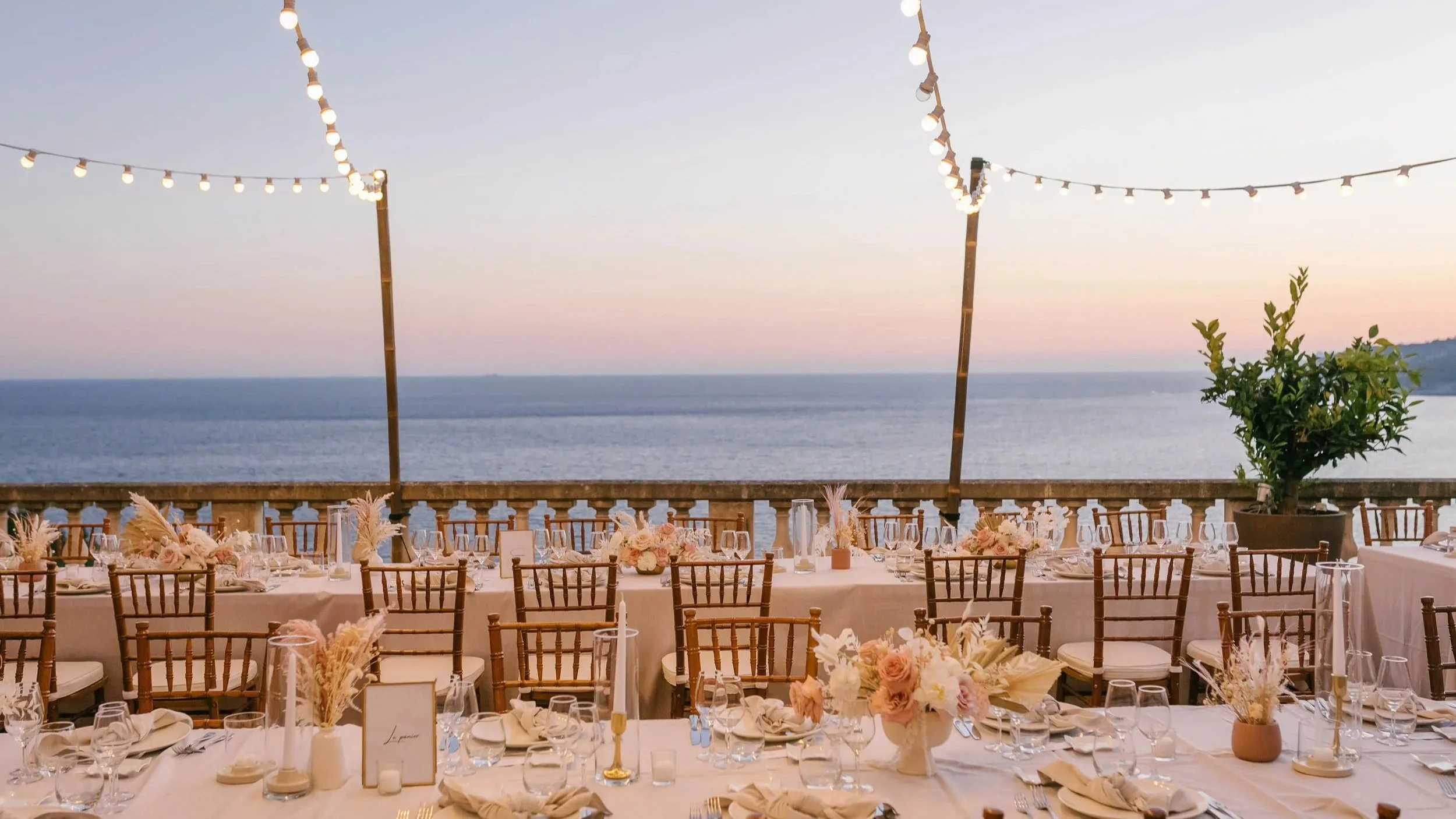 all inclusive wedding terrace