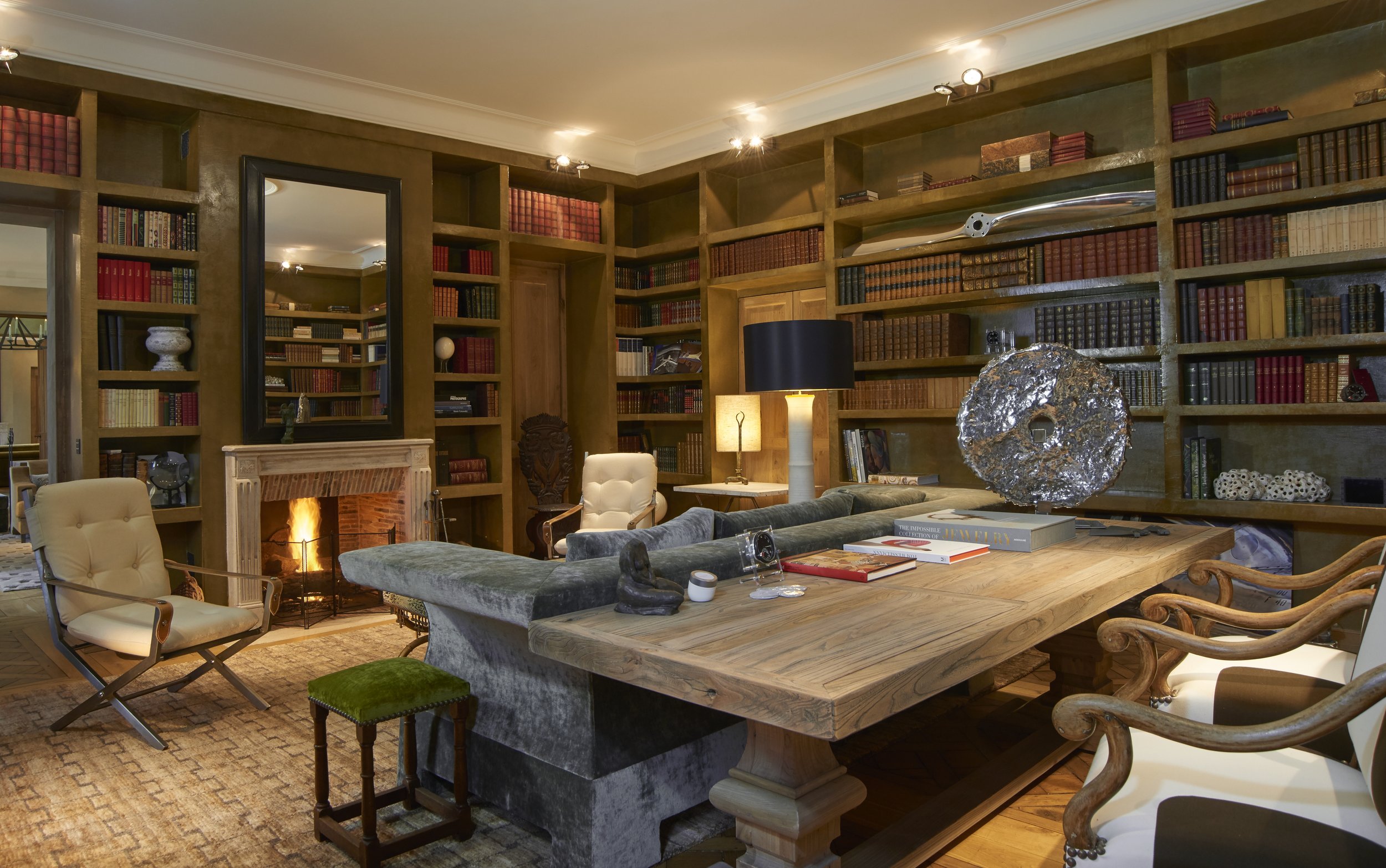 luxury villa Thoiry living room