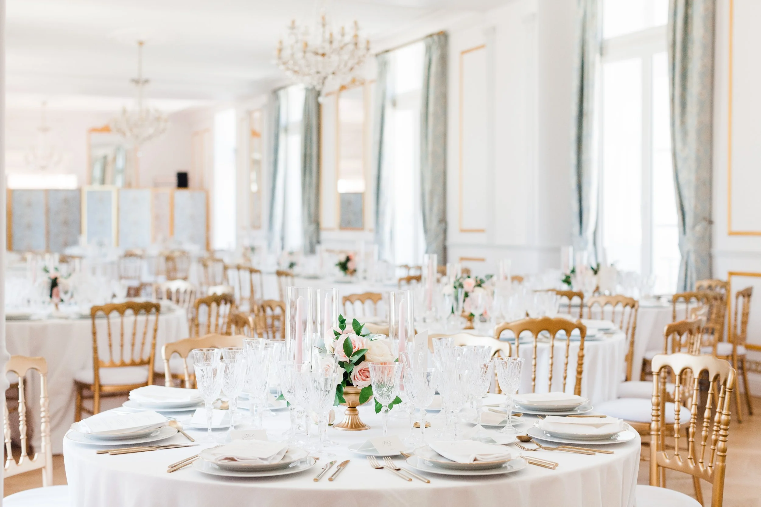 wedding in Vernon tables